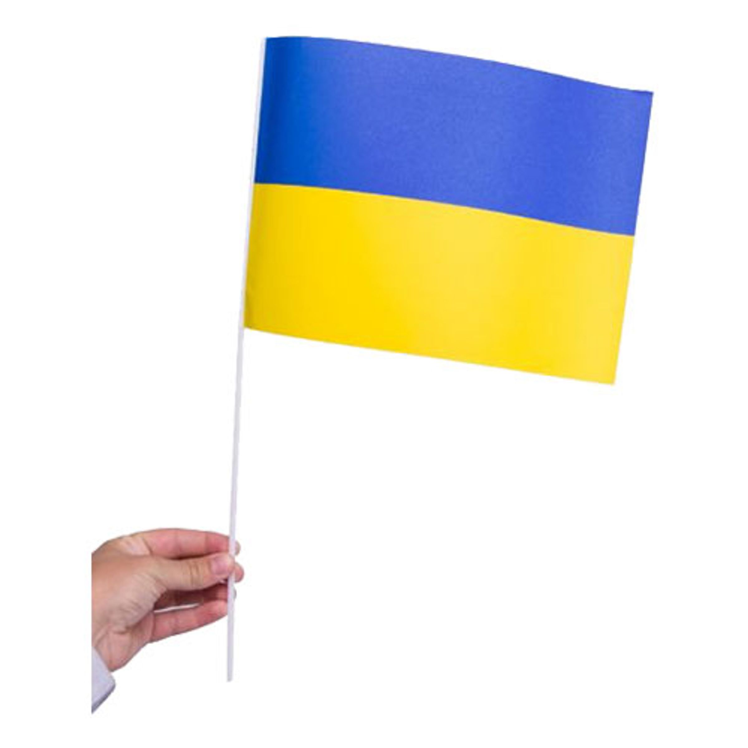 Pappersflagga Ukraina - 1-pack