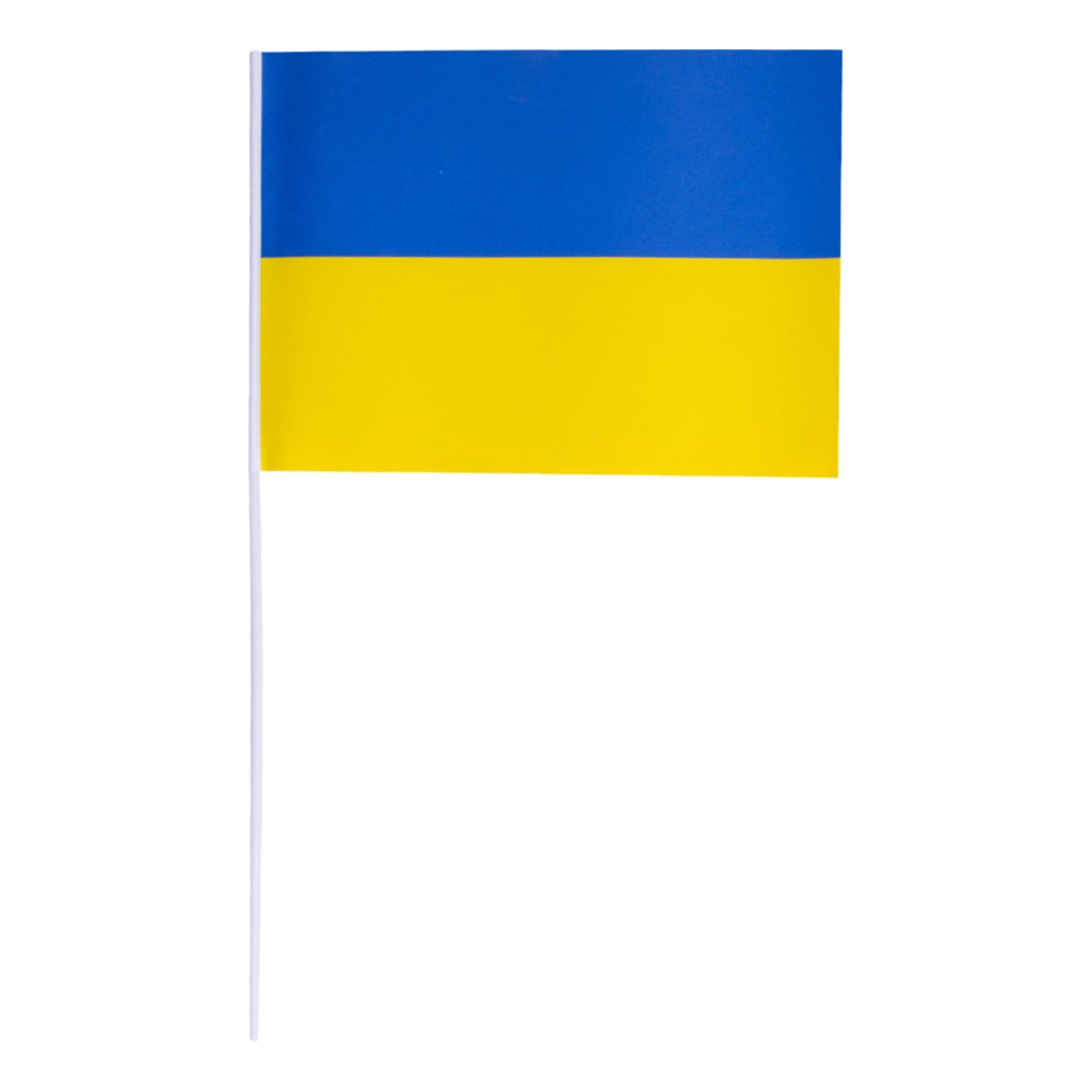 Pappersflagga Ukraina - 1-pack