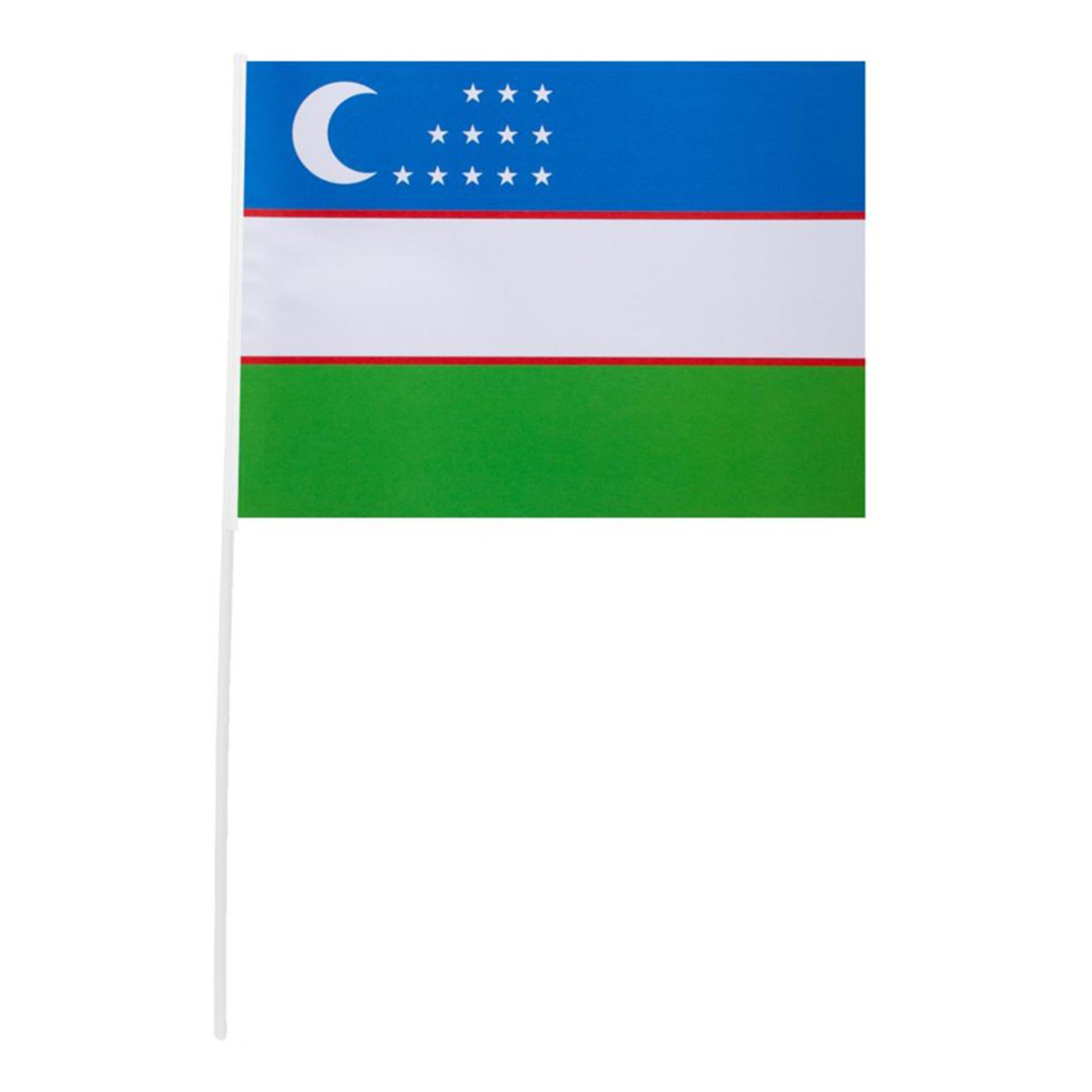 Pappersflagga Uzbekistan