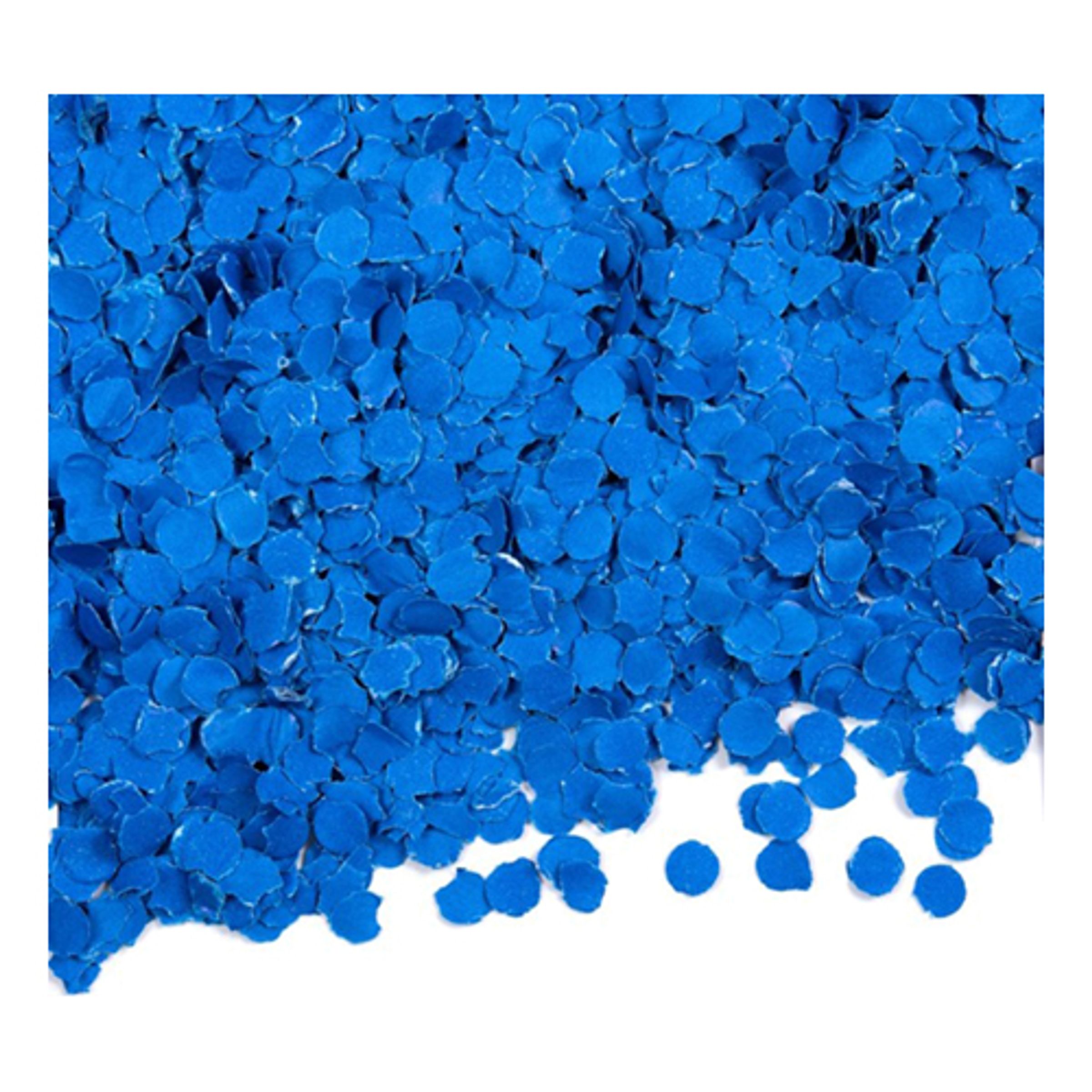 Läs mer om Papperskonfetti Blå - 100 gram