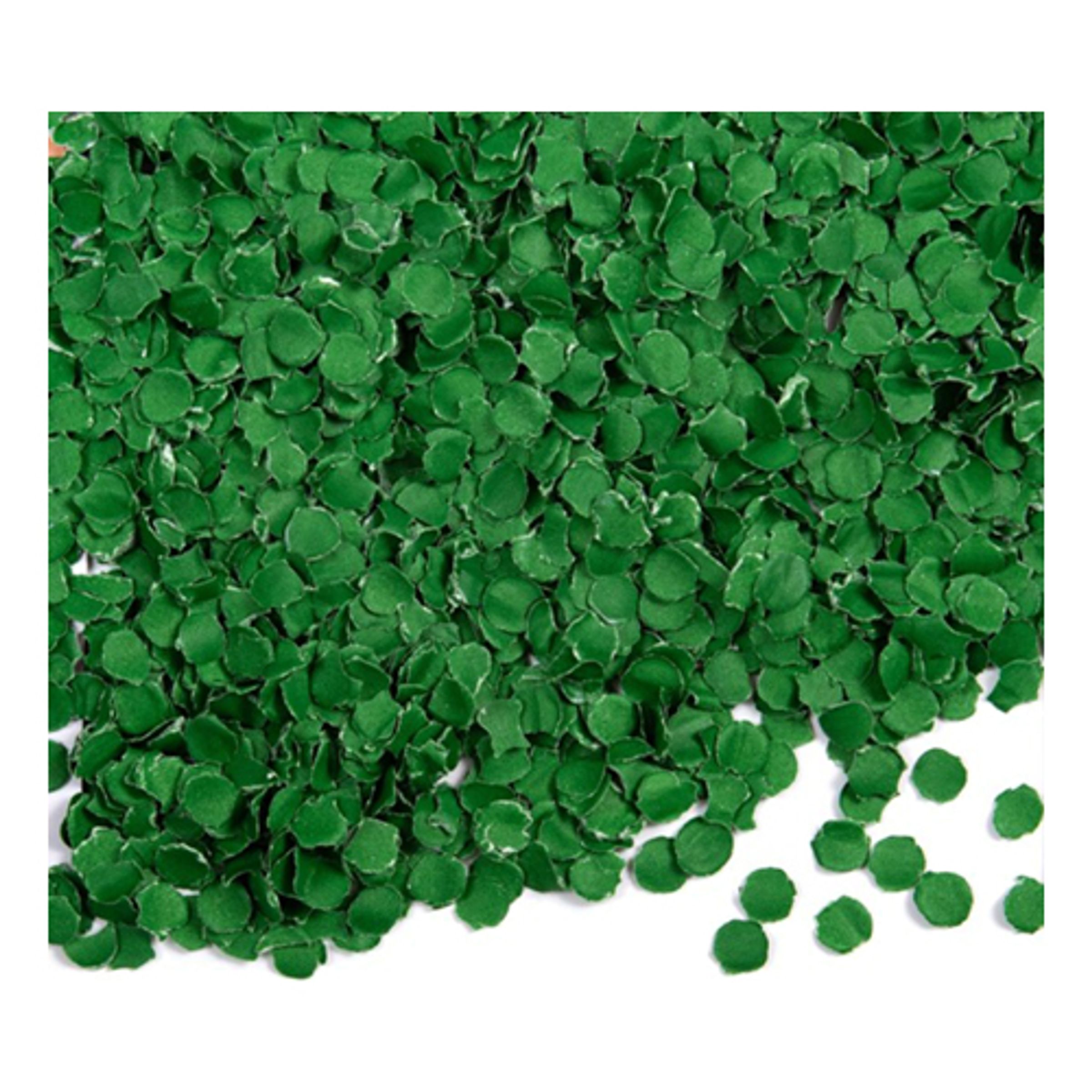 Papperskonfetti Grön - 100 gram