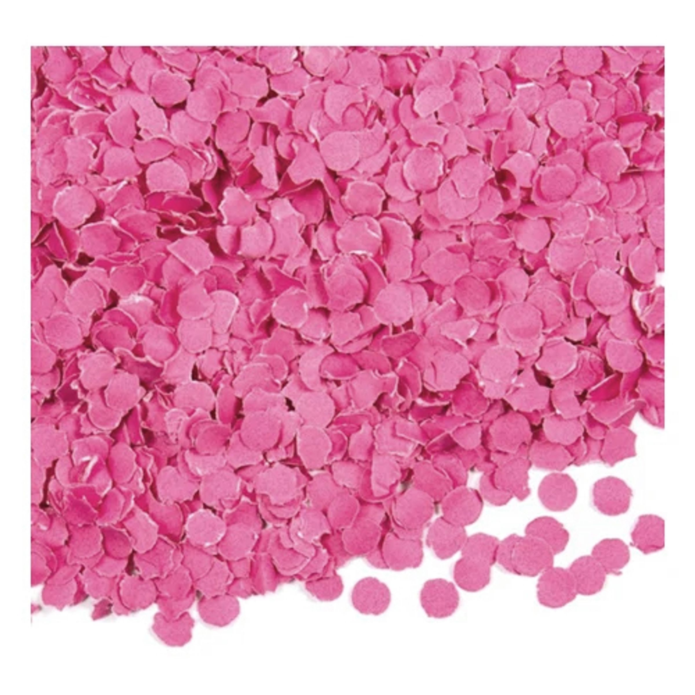 Papperskonfetti Hot Pink - 100 gram