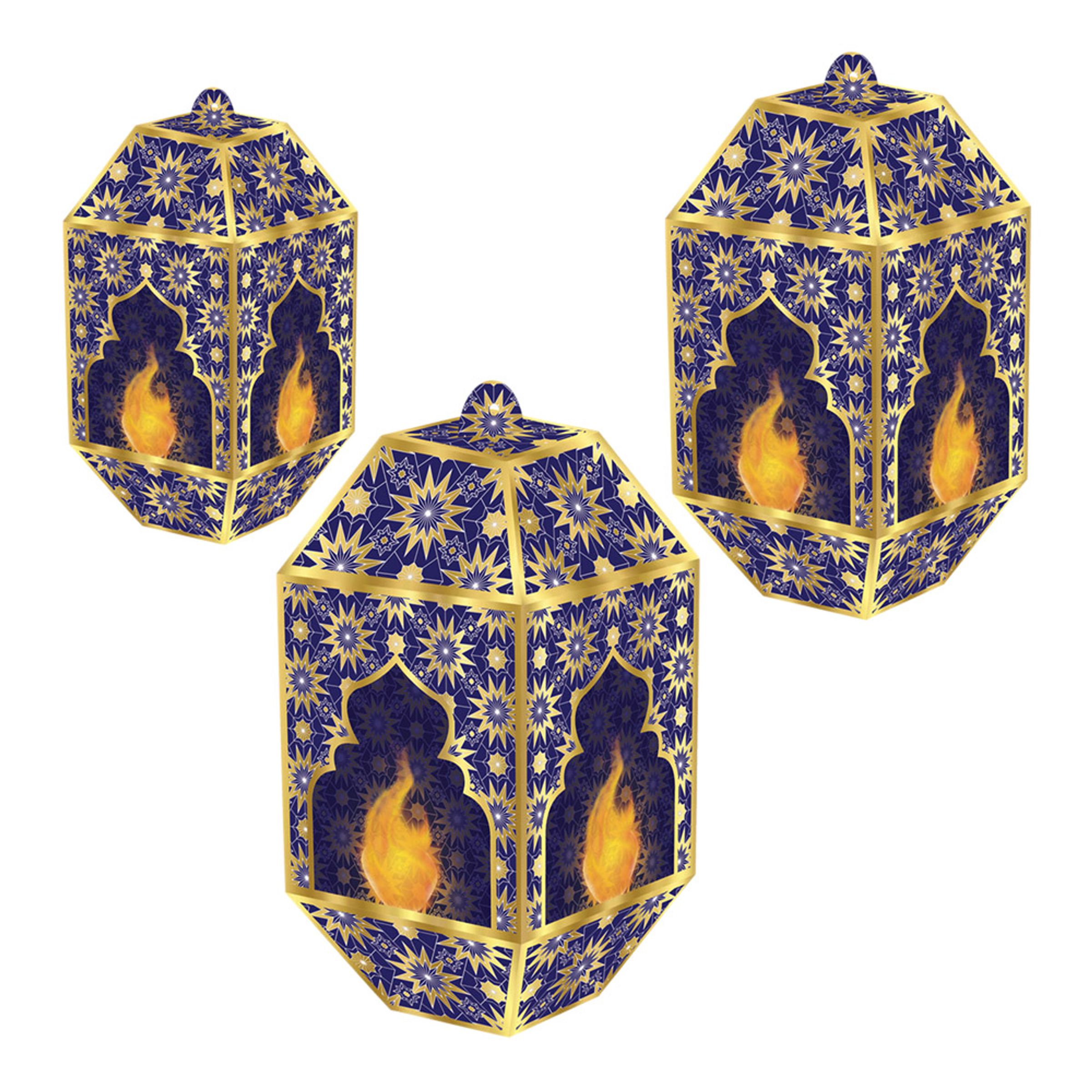 Läs mer om Hängande Pappersdekoration Ramadan - 3-pack