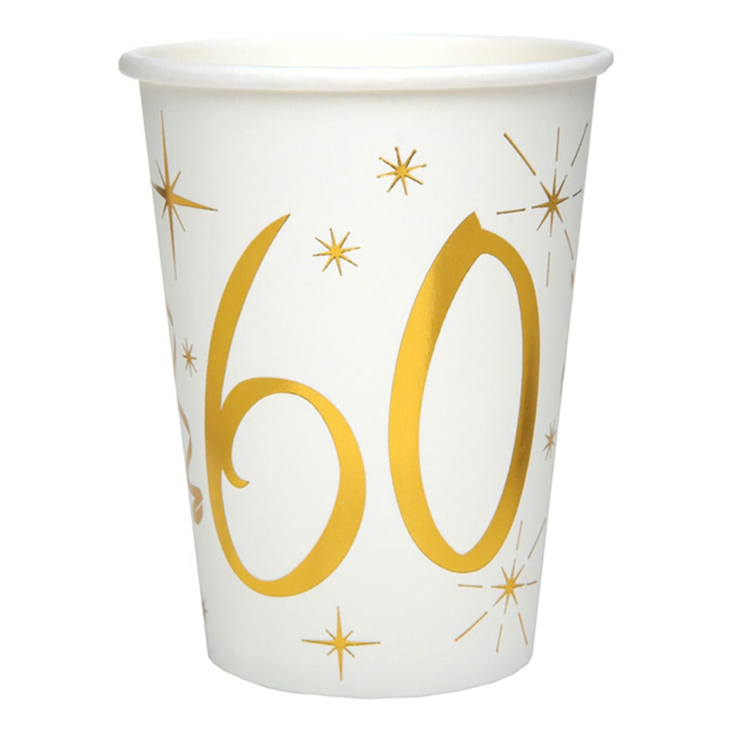 Papkrus 60 Guld/Hvid