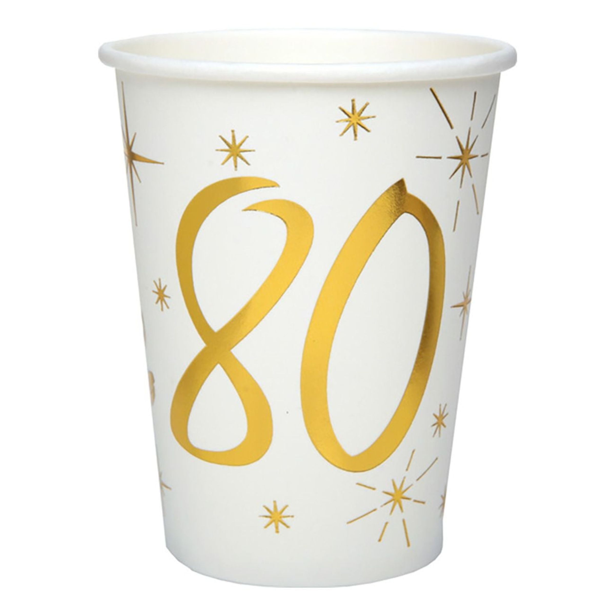 Papkrus 80 Guld/Hvid