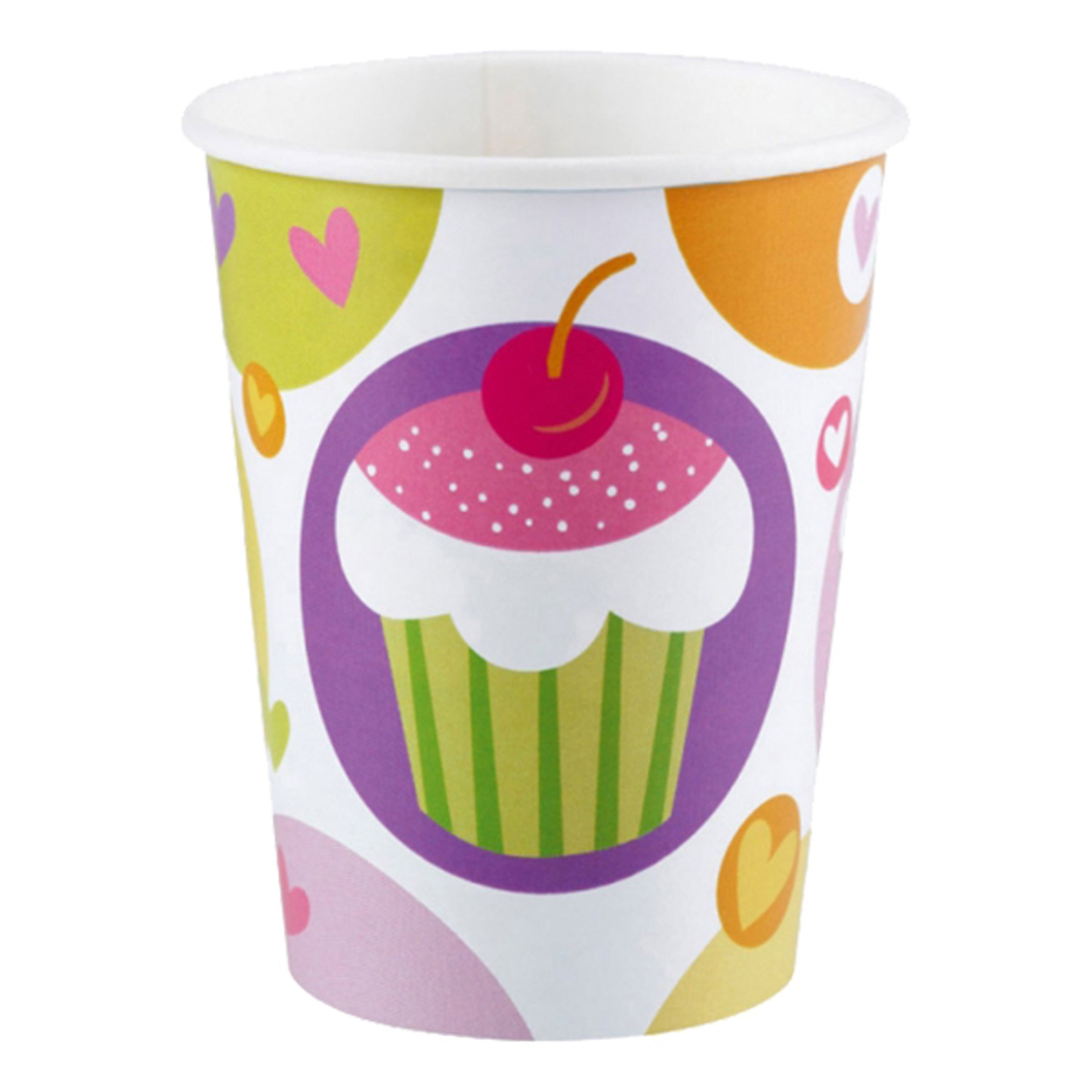 Pappersmuggar Cupcake - 8-pack