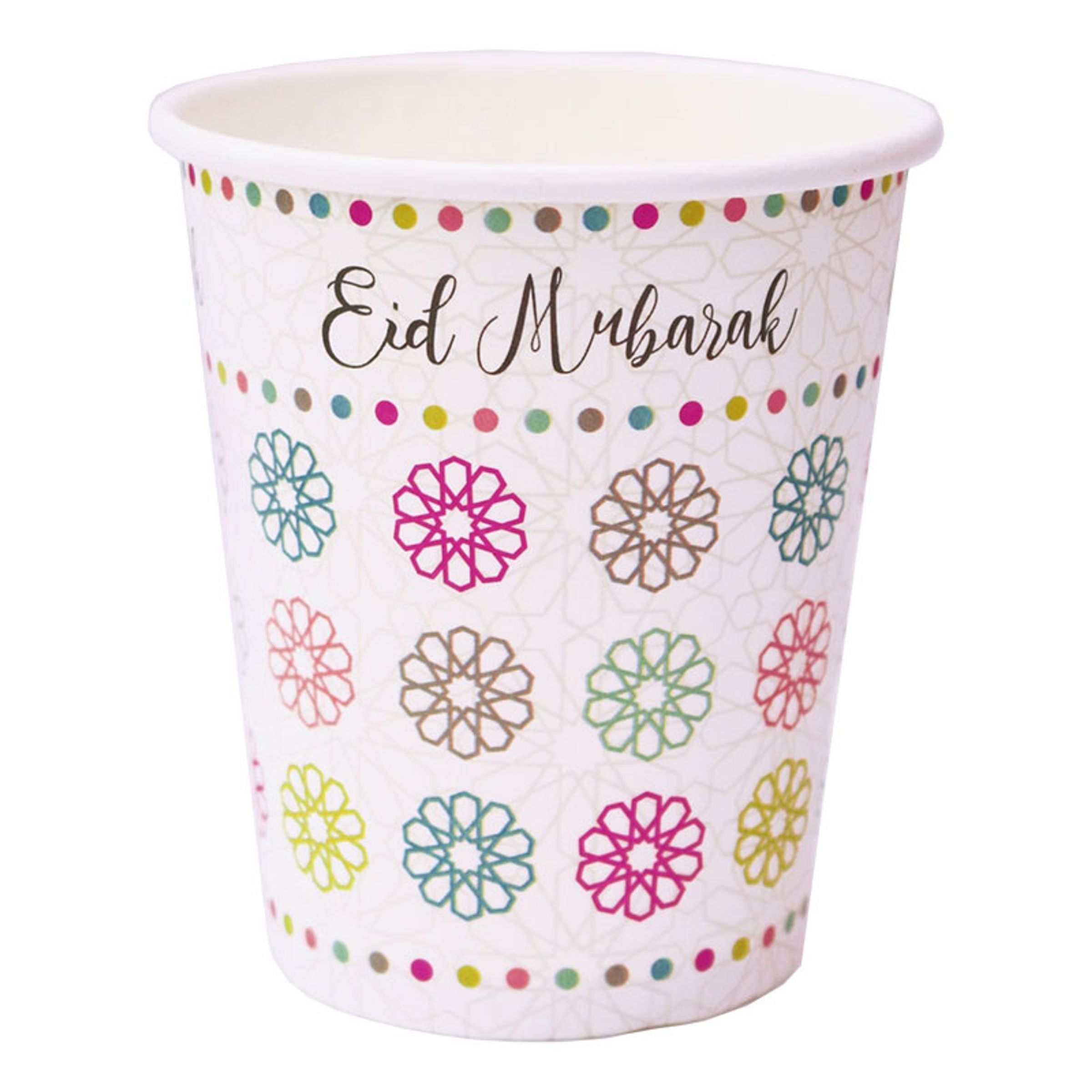 Pappersmuggar Eid Mubarak Geo - 5-pack