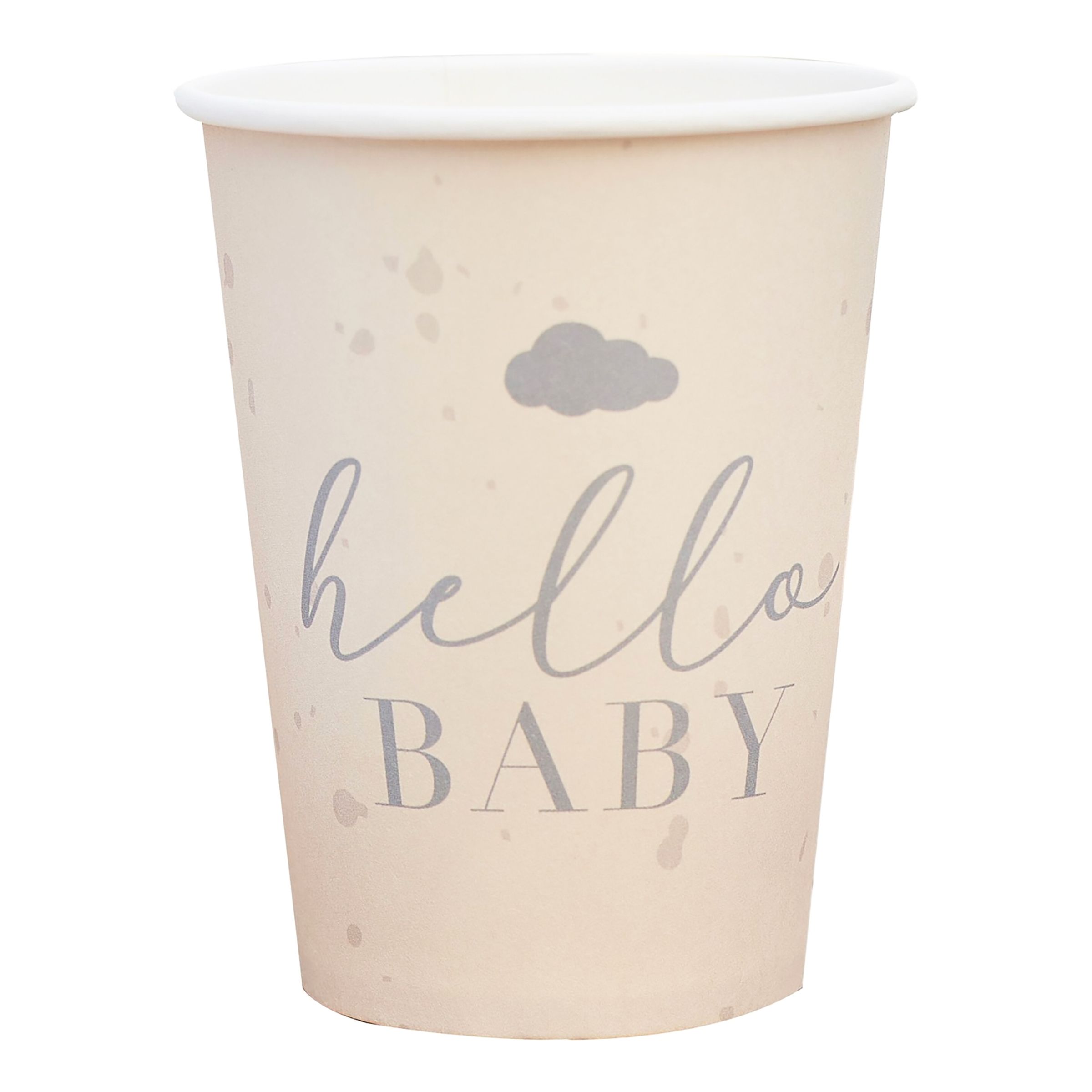 Pappersmuggar Hello Baby - 8-pack