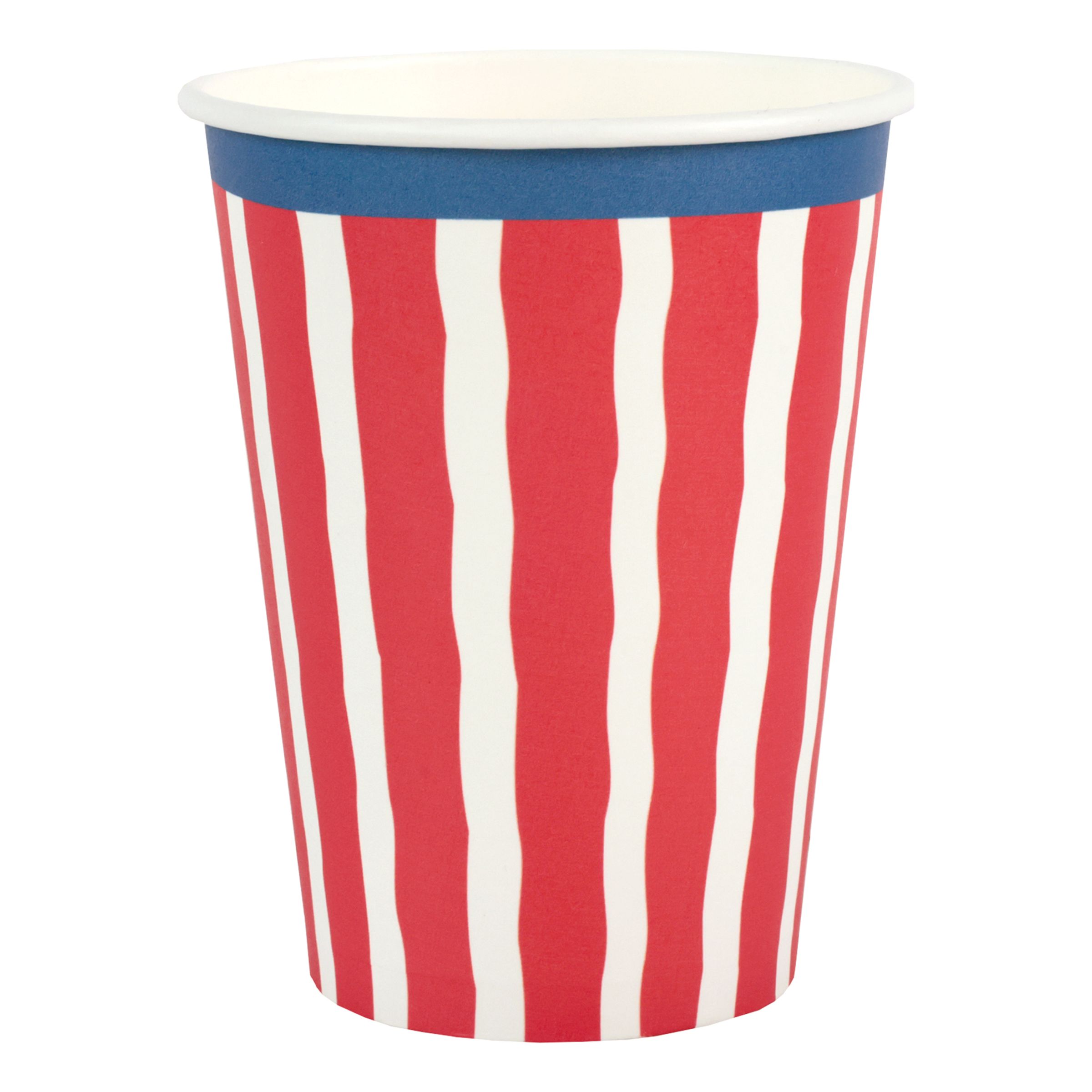 Pappersmuggar Röd/Blå - 6-pack | Hem - Festartiklar - Dukning - Engångsmuggar & Glas | Pryloteket