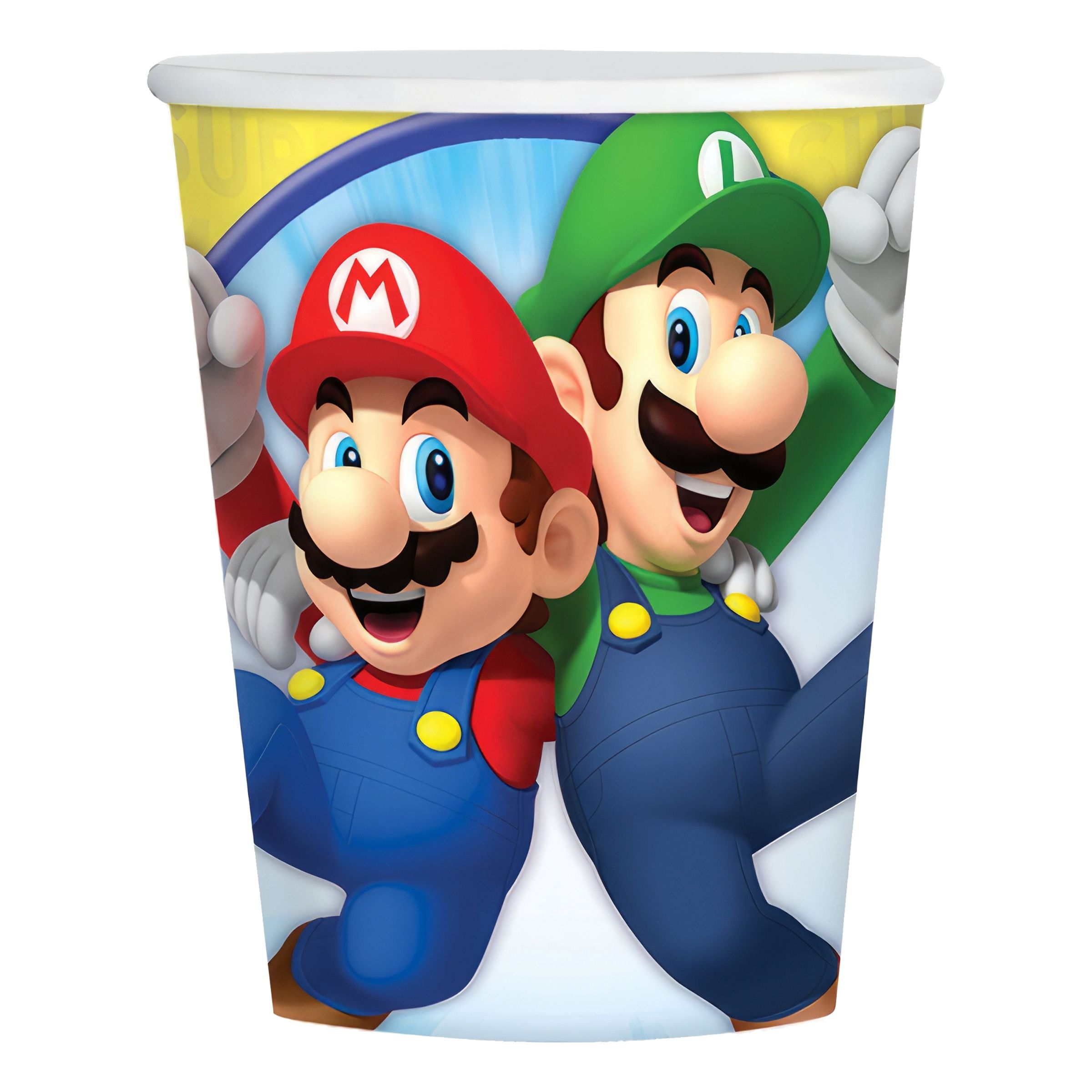 Läs mer om Pappersmuggar Super Mario - 8-pack