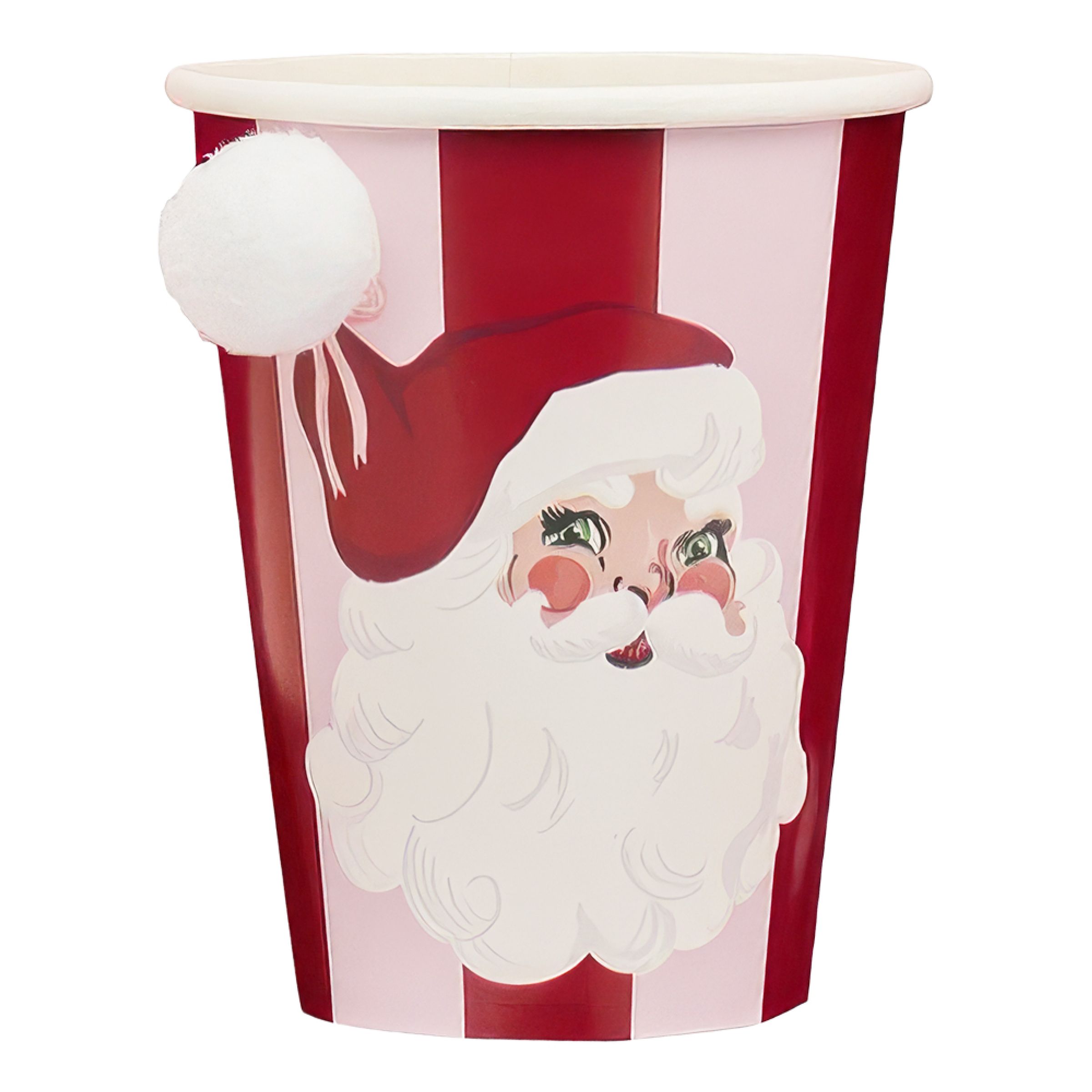 Pappersmuggar Vintage Tomte - 8-pack | Hem - Teman - Högtider - Jul - Juldukning | Pryloteket