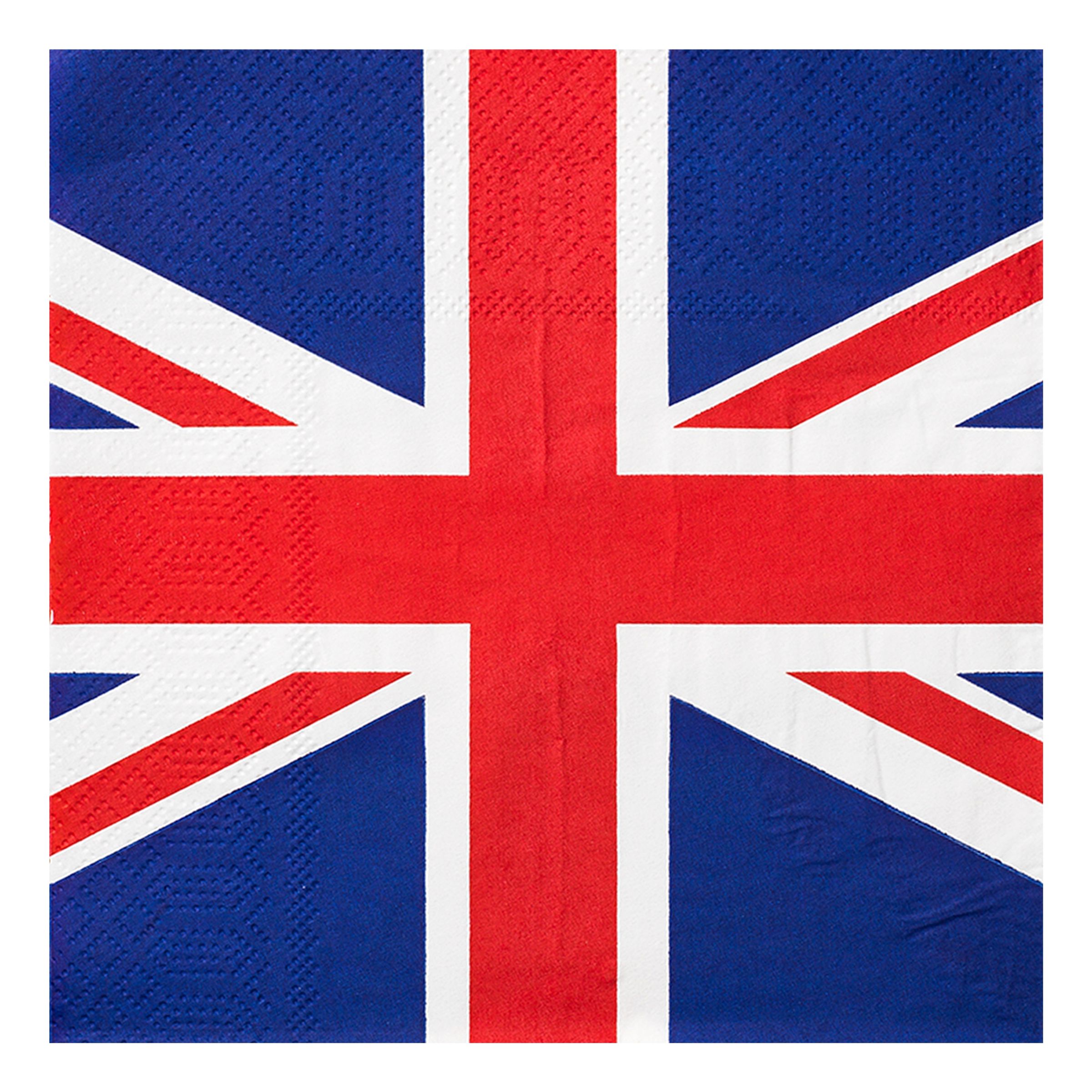 Läs mer om Pappersservetter Brittiska Flaggan - 20-pack
