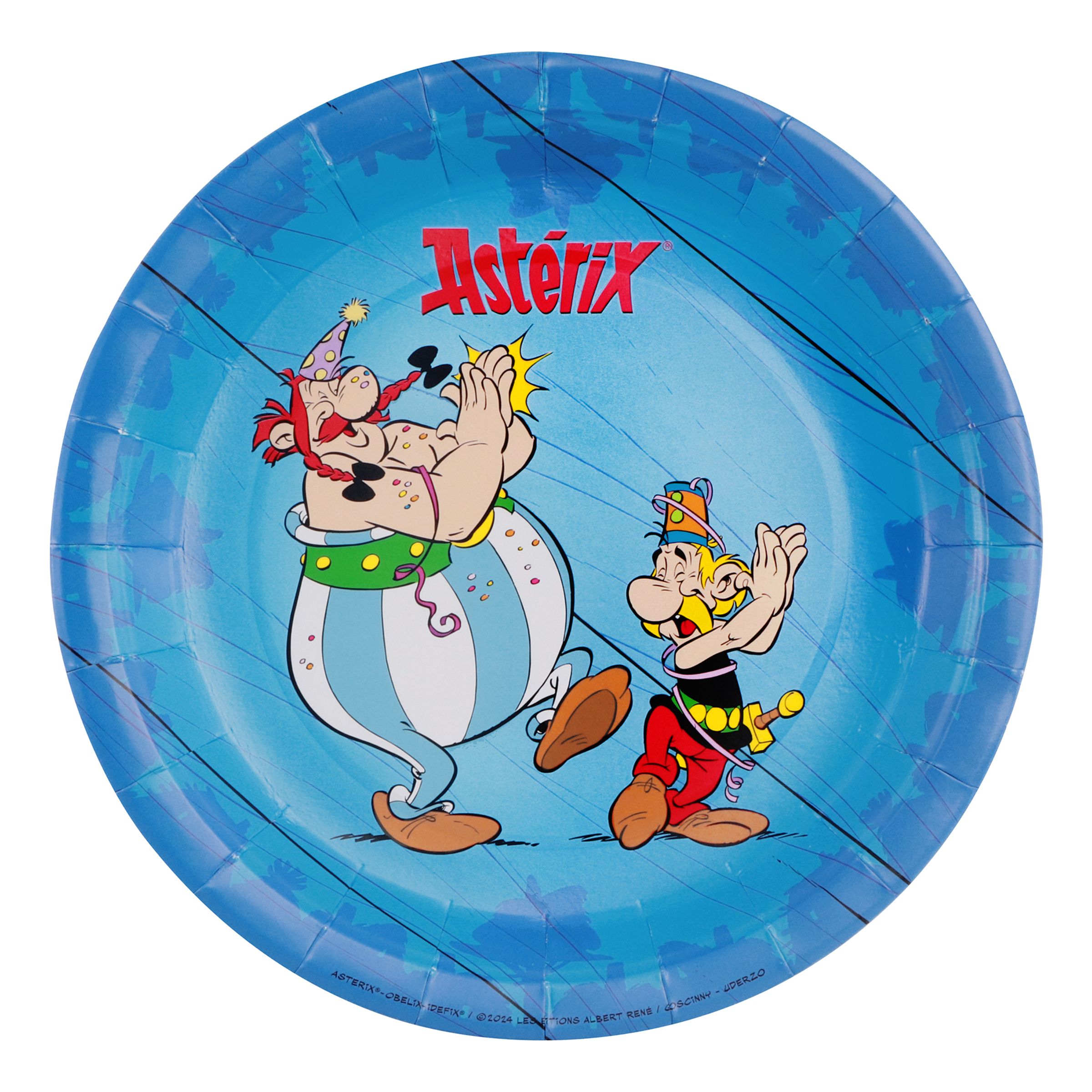 Papperstallrikar Asterix - 8-pack | Hem - Festartiklar - Dukning - Engångstallrikar | Maskeradspecialisten
