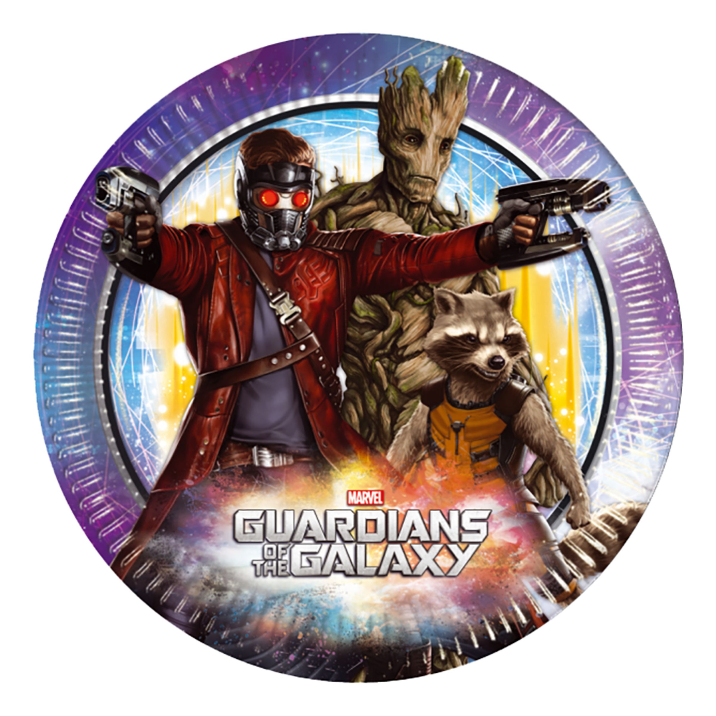 Läs mer om Papperstallrikar Guardians of the Galaxy - 8-pack