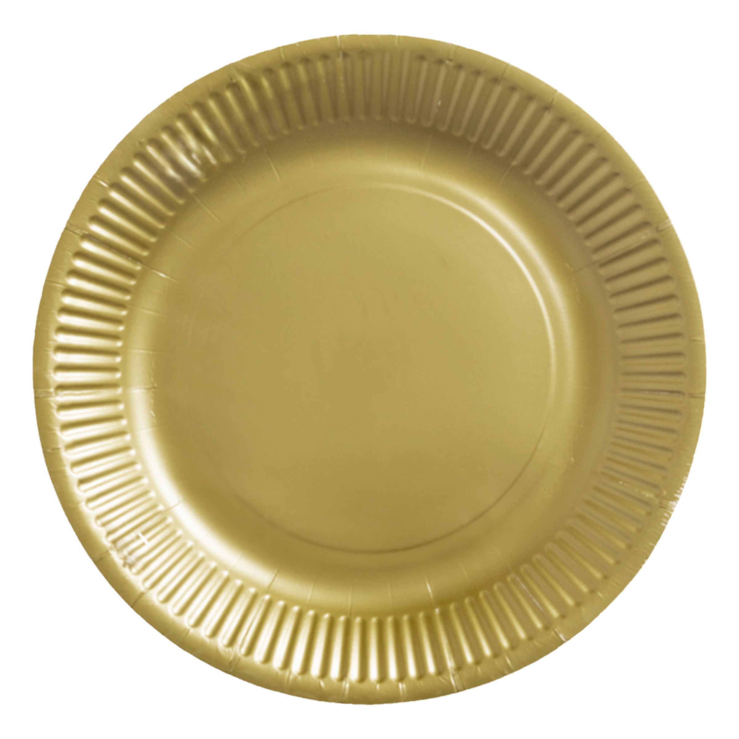 Papperstallrikar Guld - 8-pack