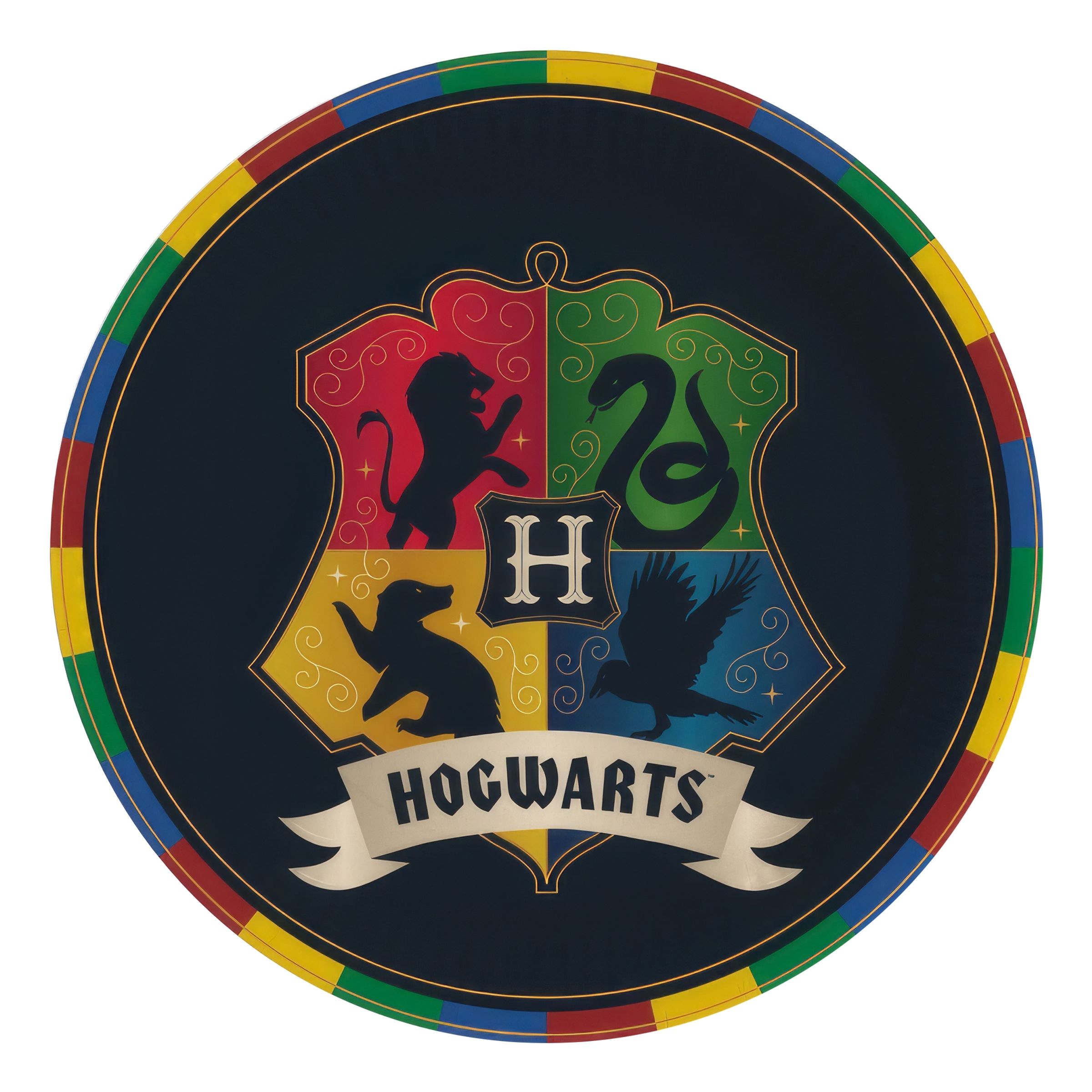 Läs mer om Papperstallrikar Harry Potter Elevhem - 8-pack