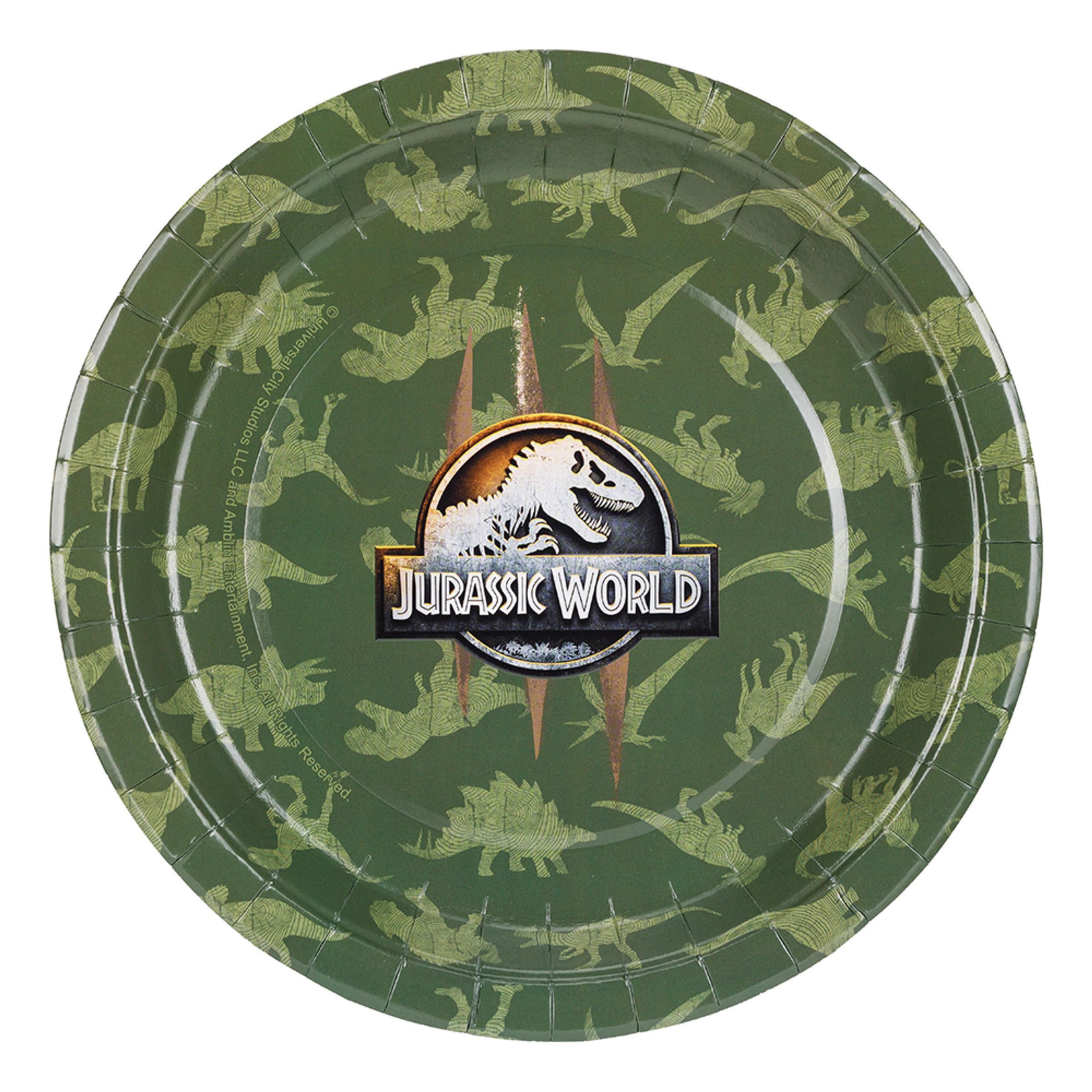 Papperstallrikar Jurassic World - 6-pack | Hem - Festartiklar - Dukning | Maskeradspecialisten