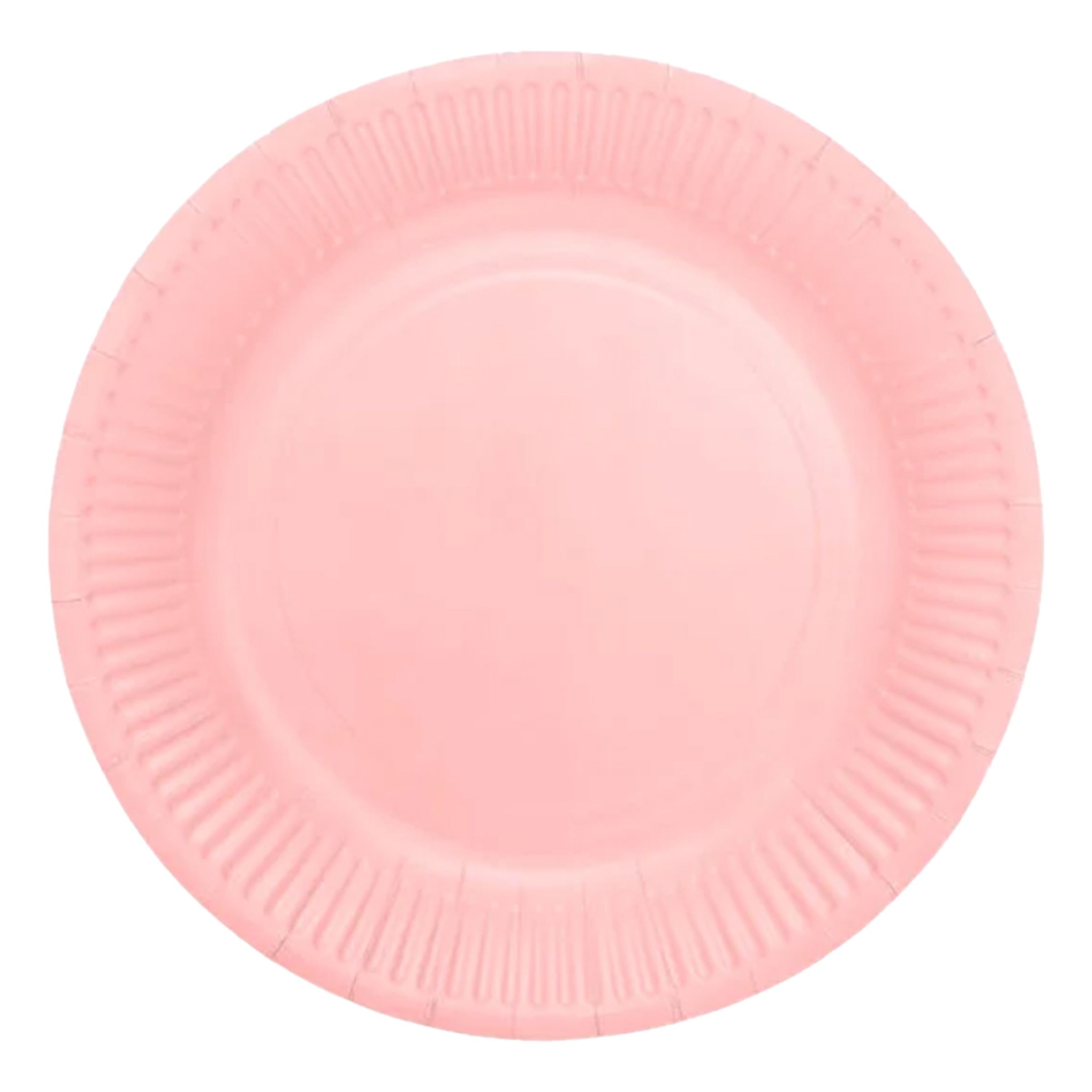 Papperstallrikar Ljusrosa - 8-pack
