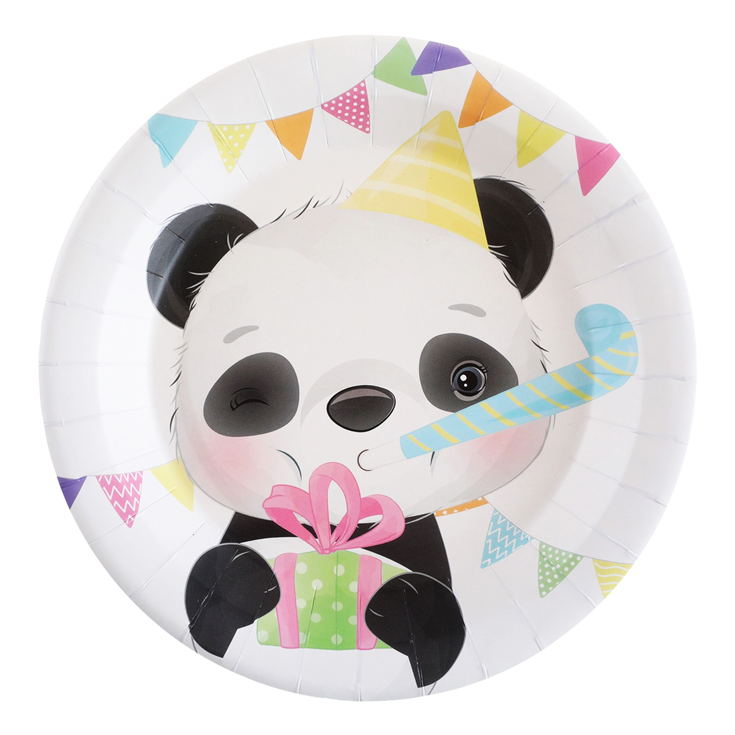 Läs mer om Papperstallrikar Panda Party - 10-pack
