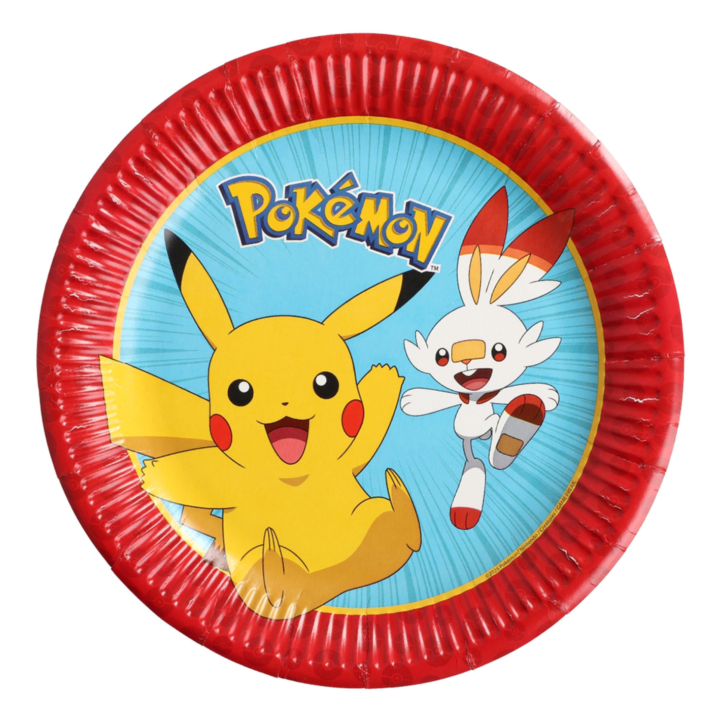 Papperstallrikar Pokémon - 8-pack | Hem - Teman - Varumärken - Pokémon | Pryloteket