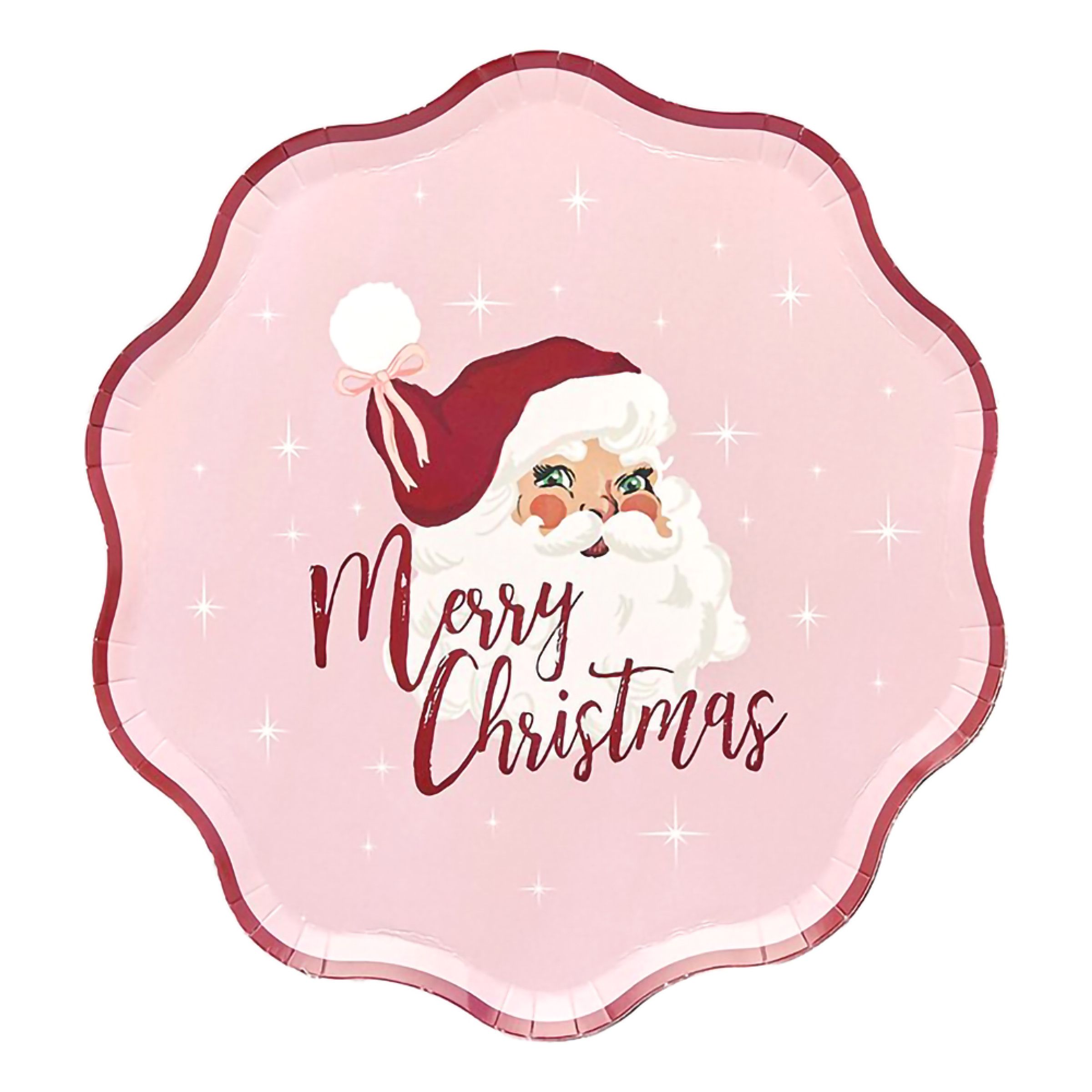 Papperstallrikar Vintage Tomte - 8-pack | Hem - Teman - Högtider - Jul - Juldukning | Pryloteket