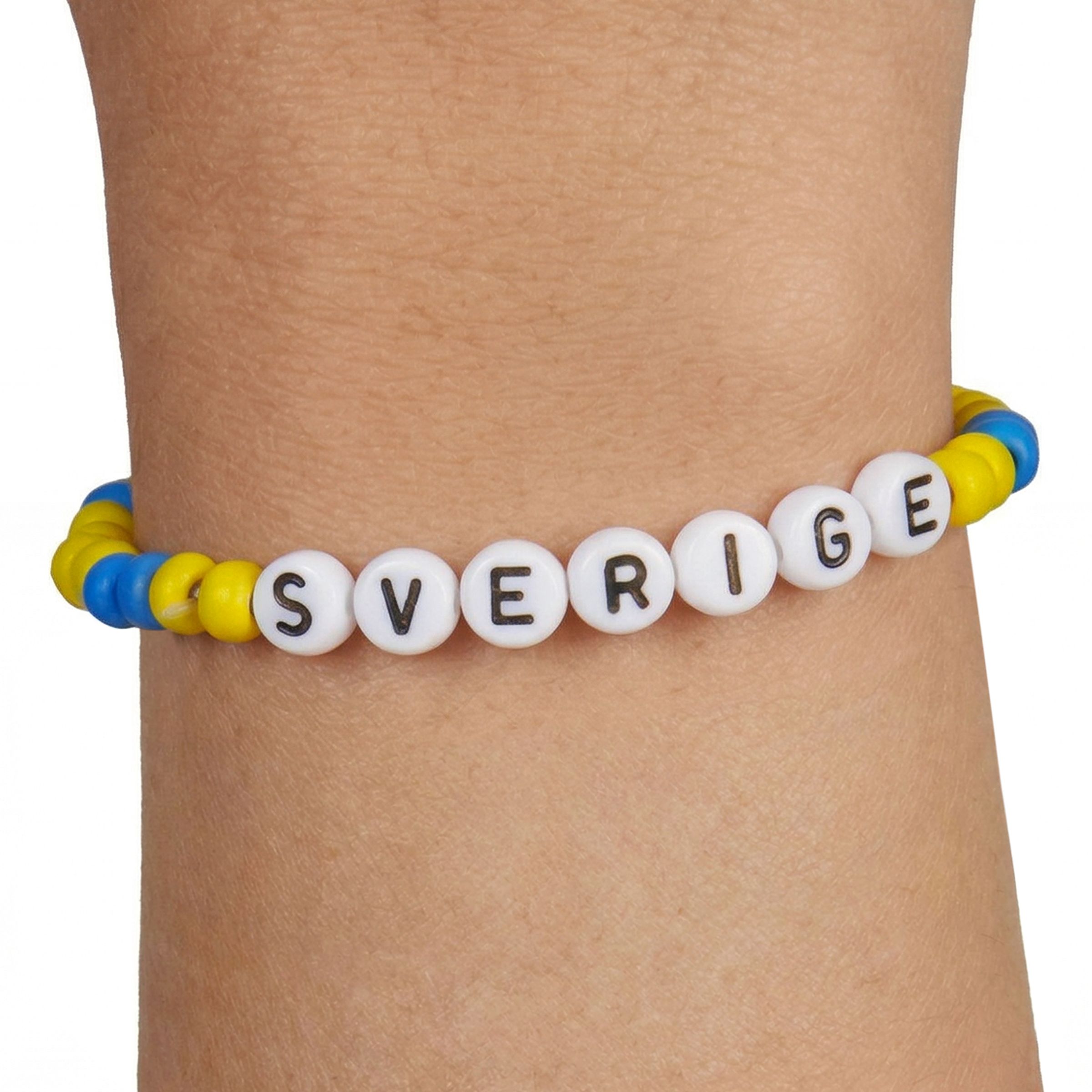 Pärlarmband Sverige | Hem - Roliga Prylar - Hobby & Fritid - Supporterprylar | Maskeradspecialisten