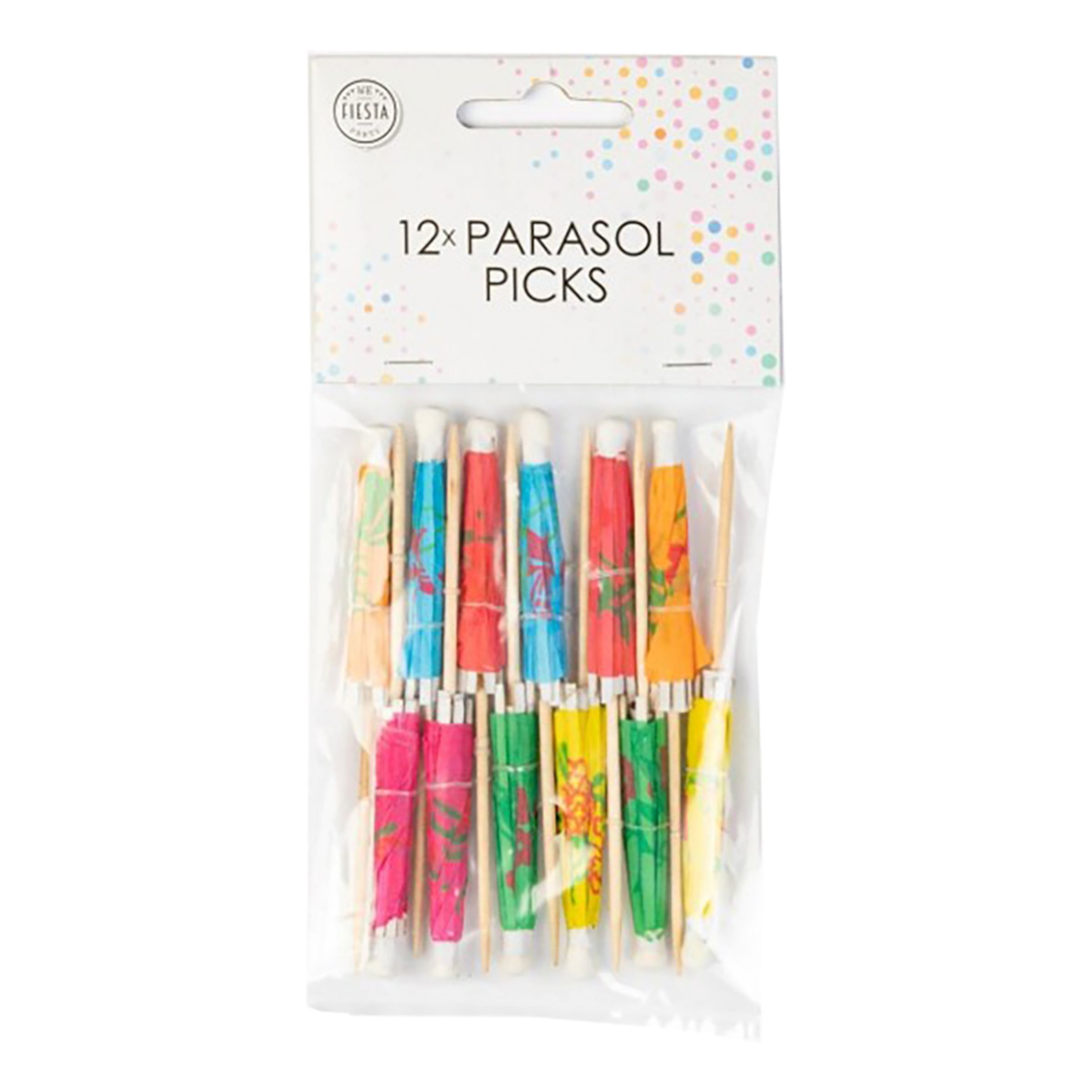 Läs mer om Party Picks Parasoll - 12-pack