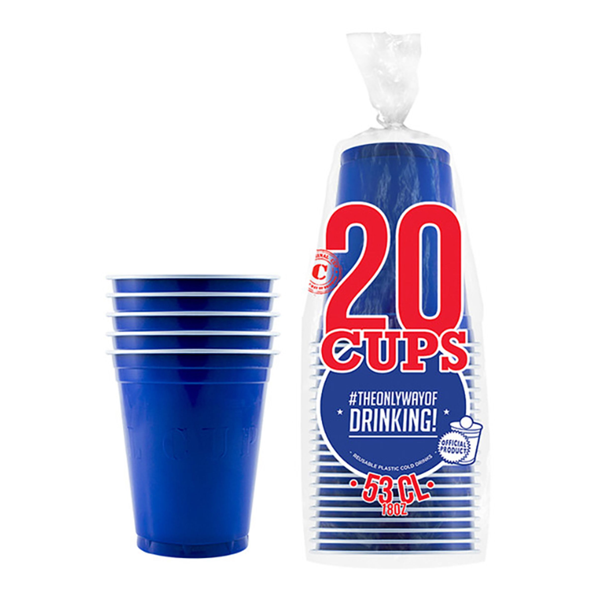 Partycups Marinblå - 20-pack