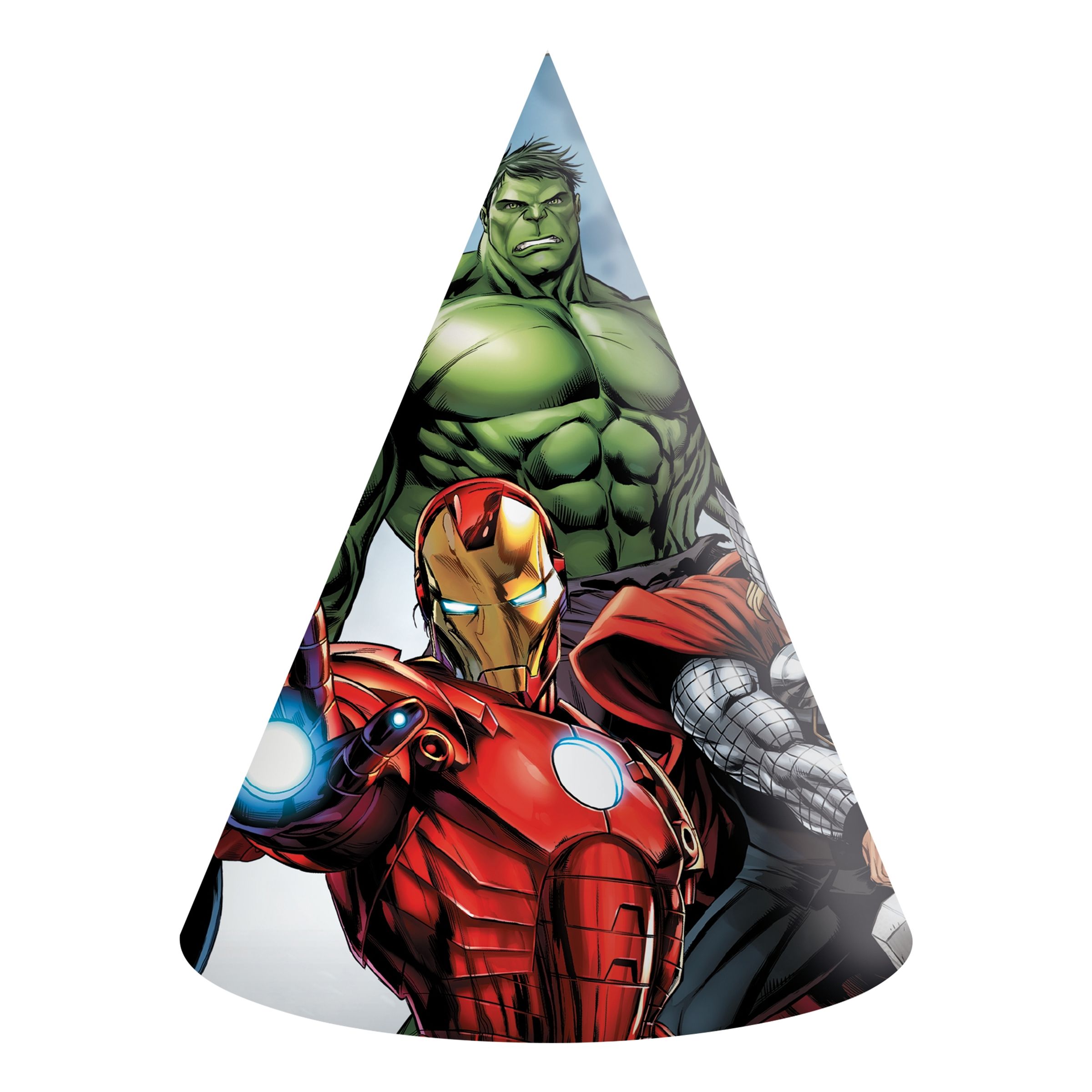 Läs mer om Partyhattar Avengers Infinity Stones - 6-pack