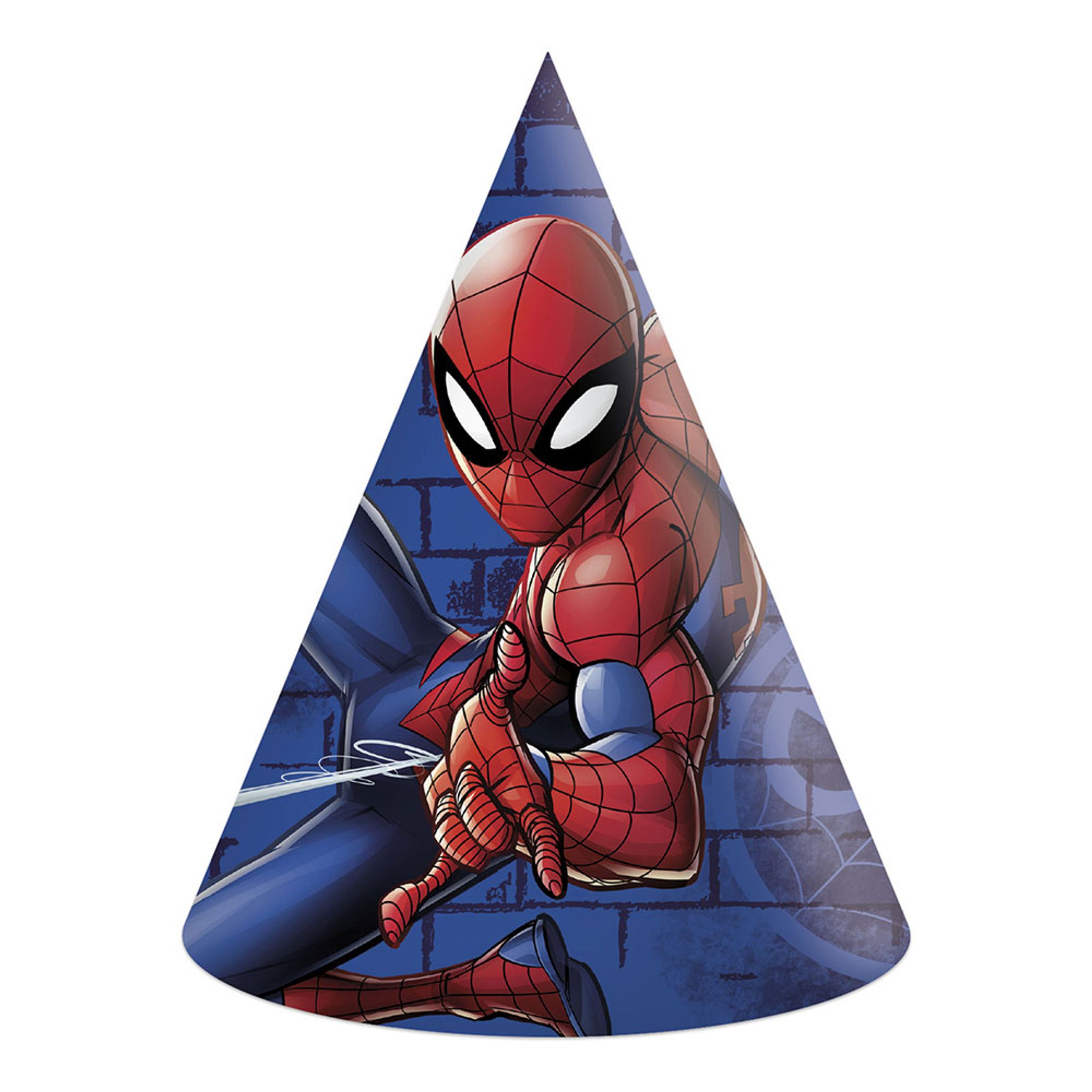 Partyhattar Spider-Man - 6-pack