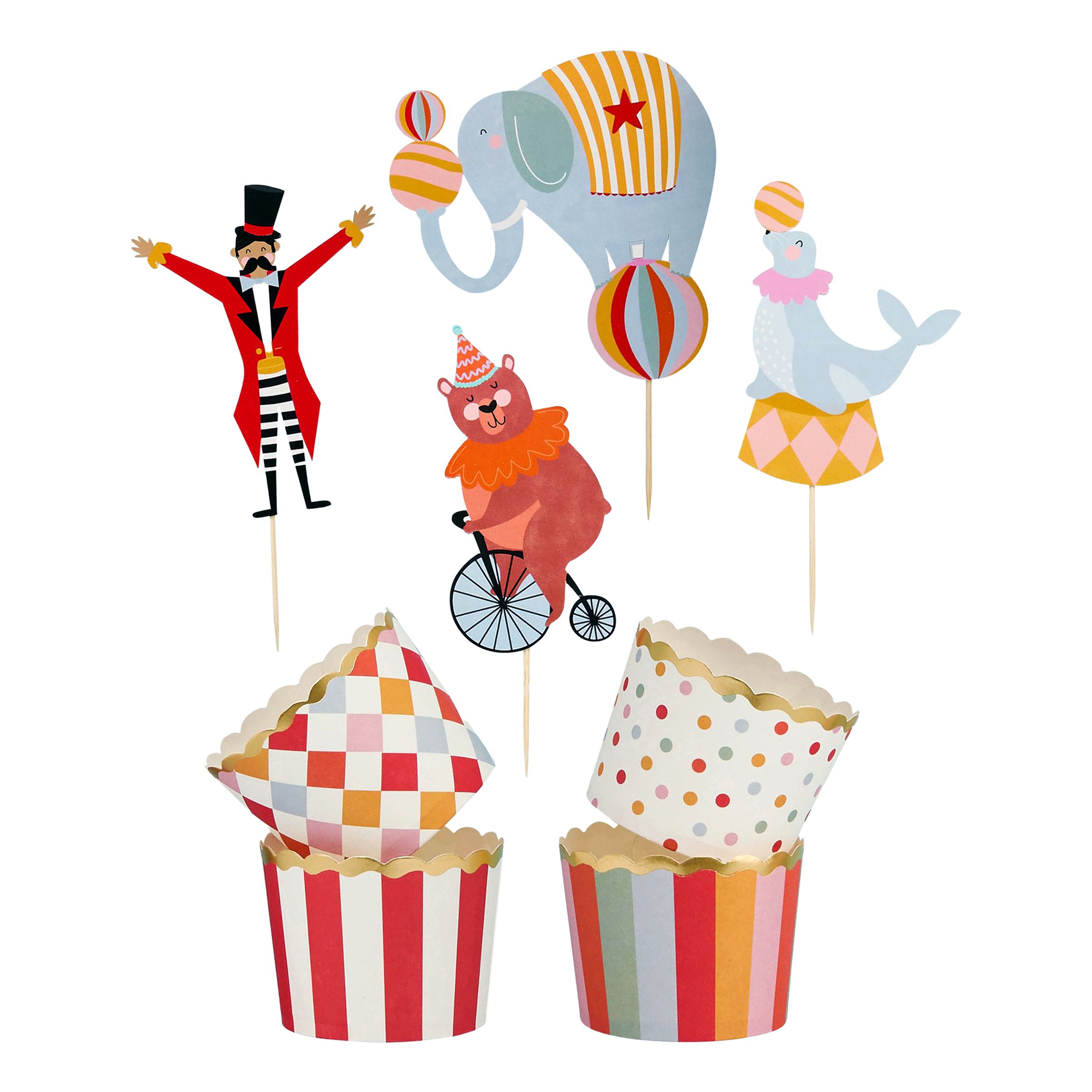 Partypicks & Bægre Cirkus - 12-pack