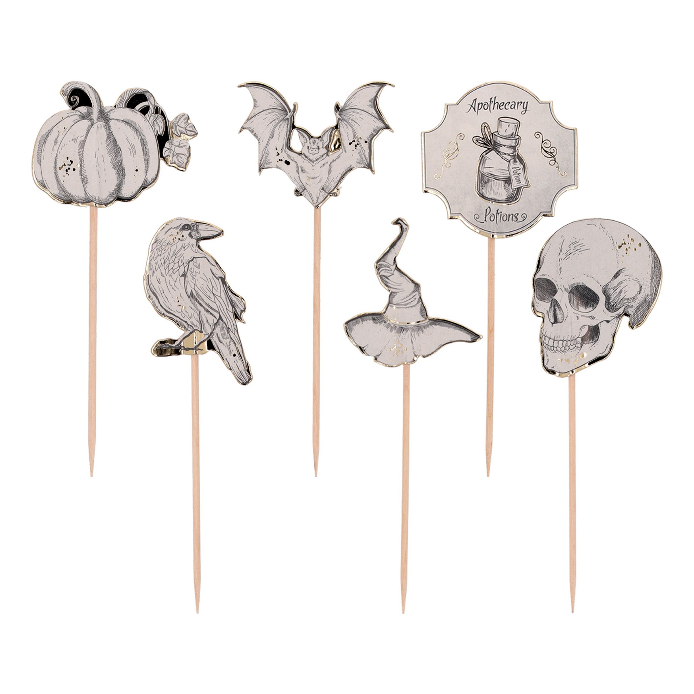 Partypicks Creepy Curiosities - 6-pak