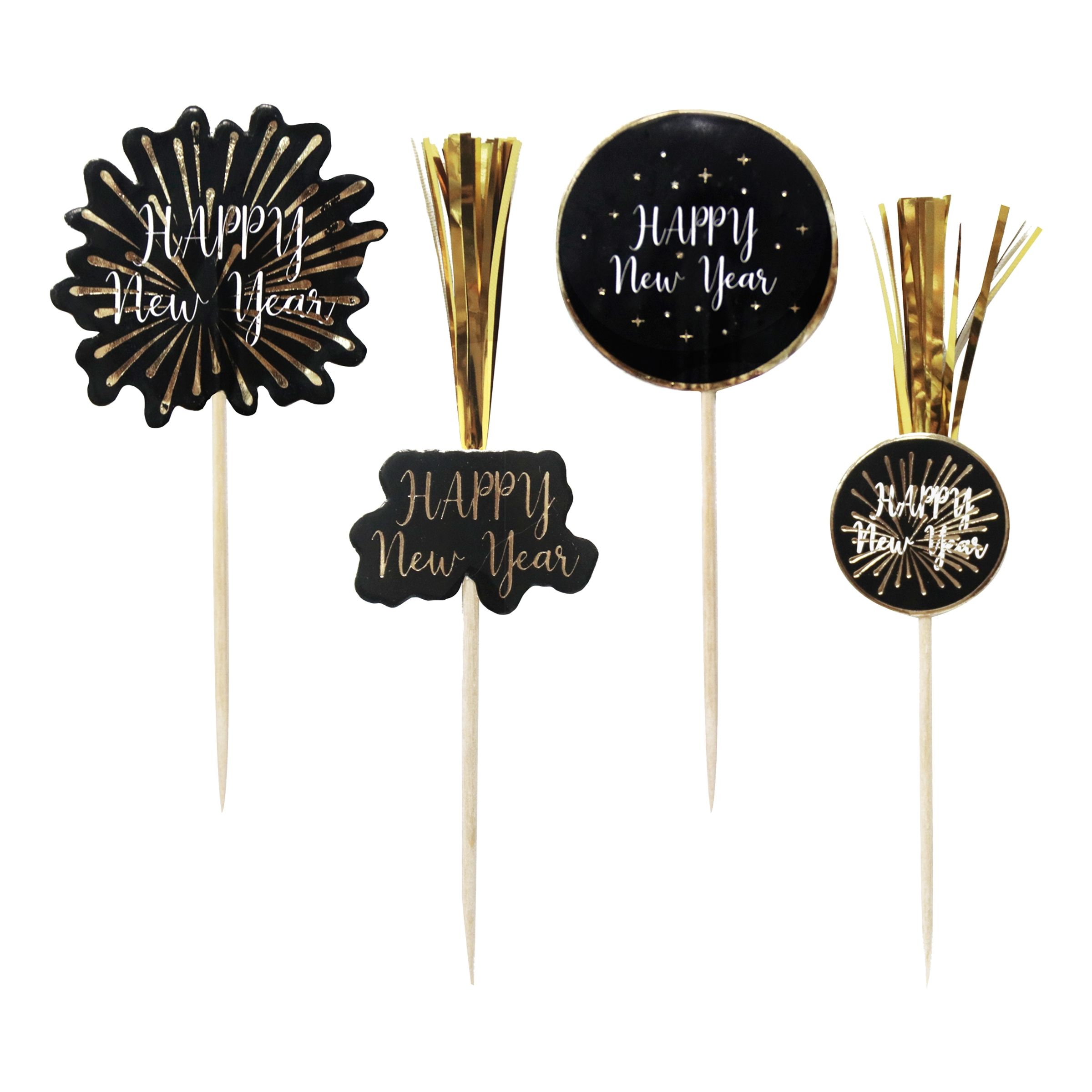 Partypicks Happy New Year - 10-pack