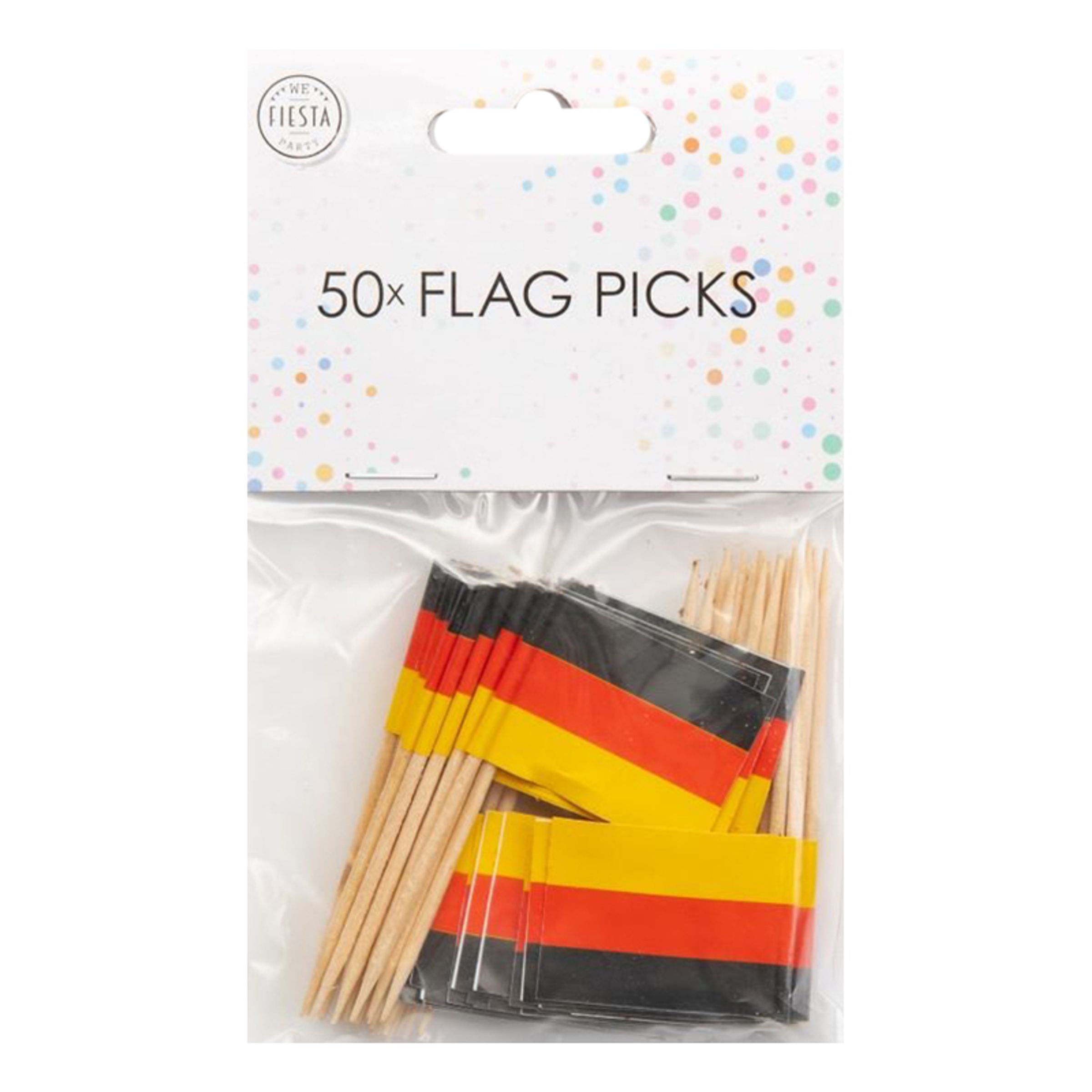 Läs mer om Partypicks Tyskland - 50-pack