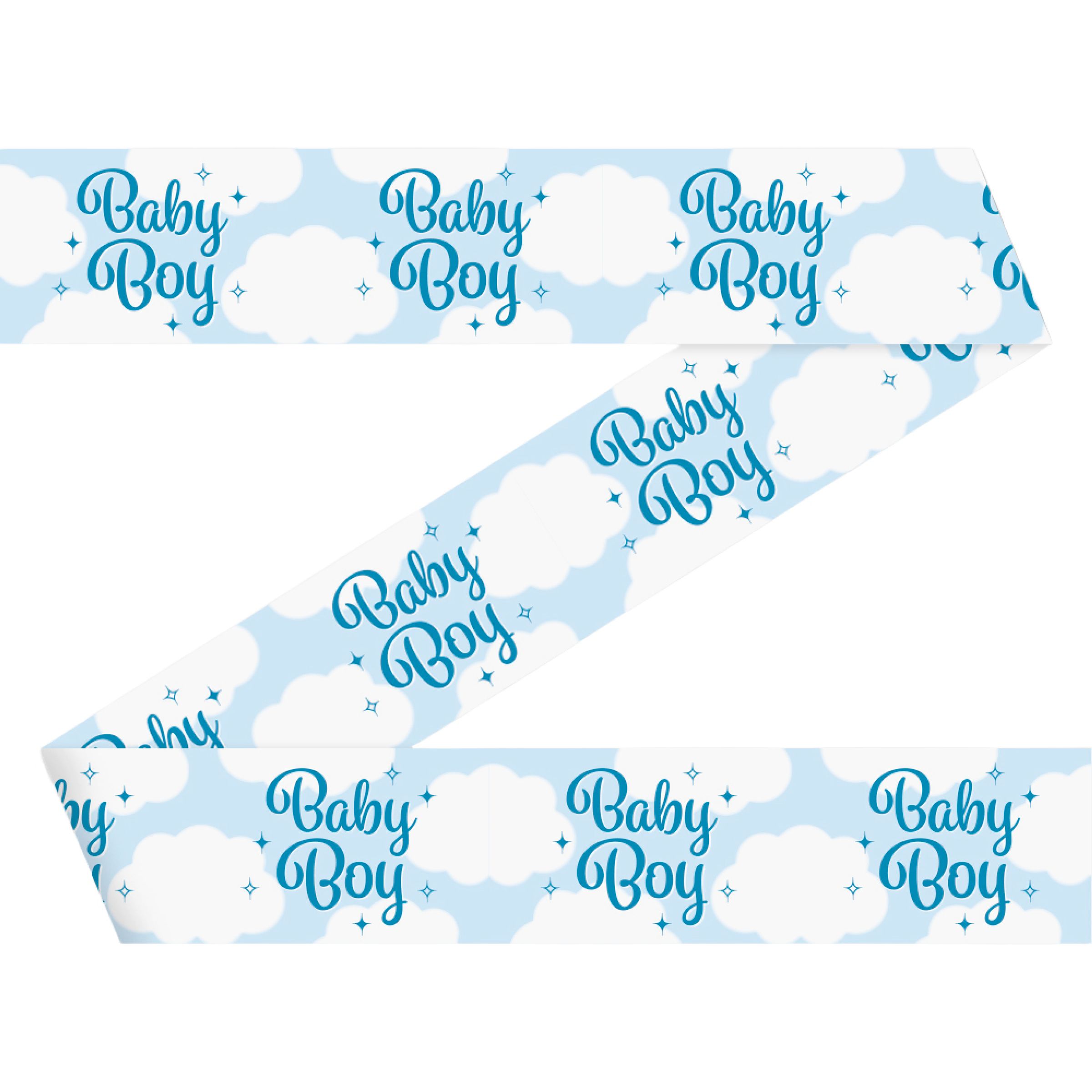 Partytejp Baby Boy | Hem - Festartiklar - Festdekoration - Avspärrningsband & Partytejp | Maskeradspecialisten