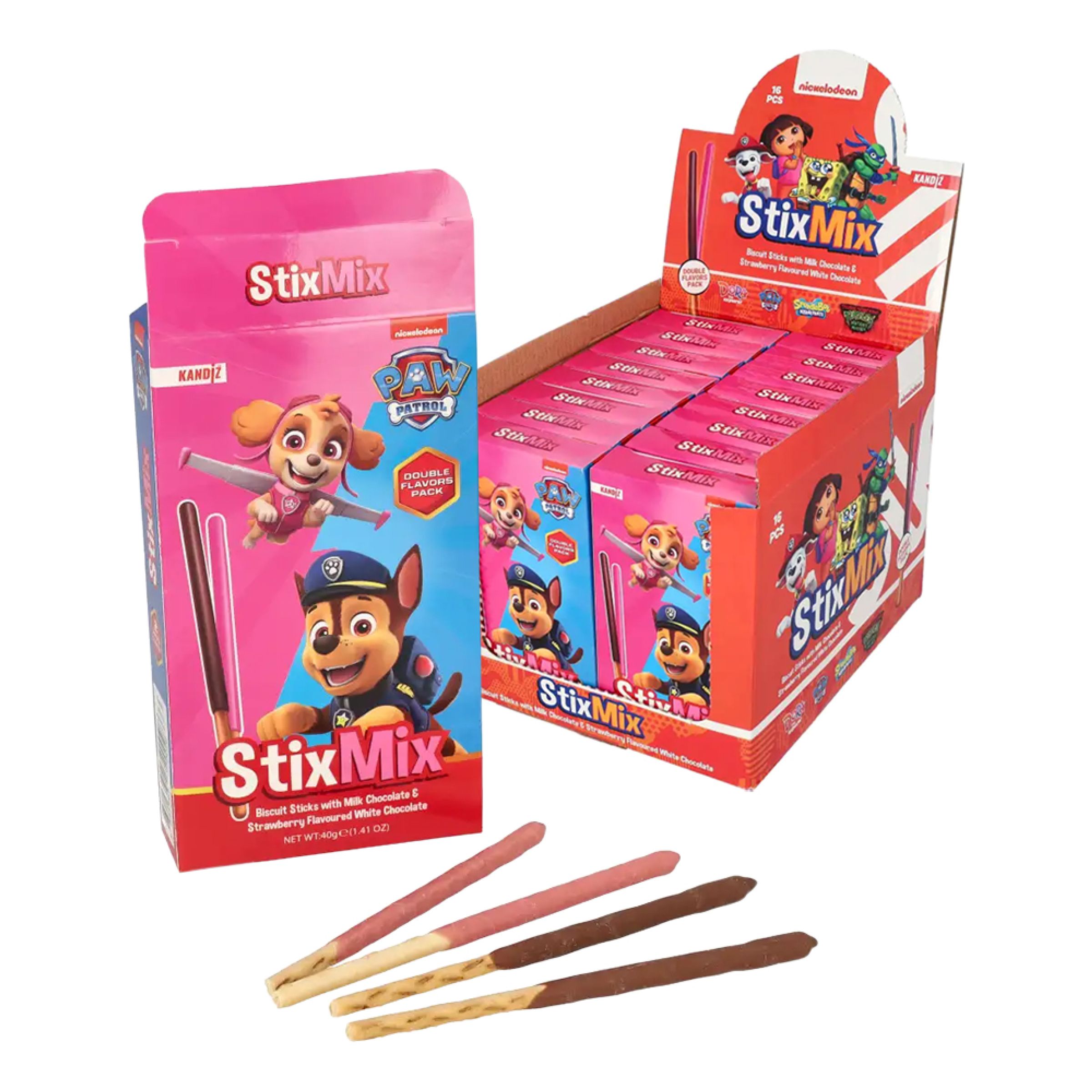 Paw Patrol Stix Mix Økonomipakke - 16-pak