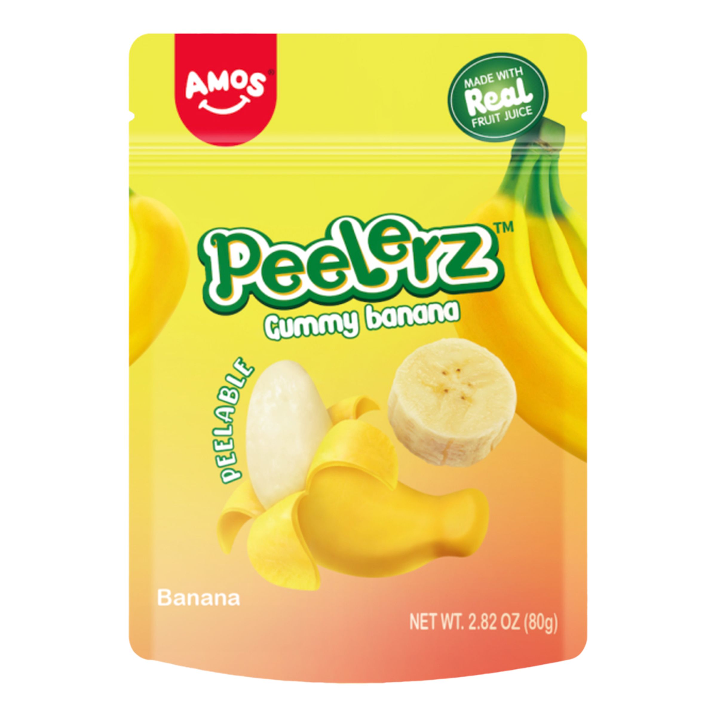 Peelerz Peelable Gummy Banana - 80 gram