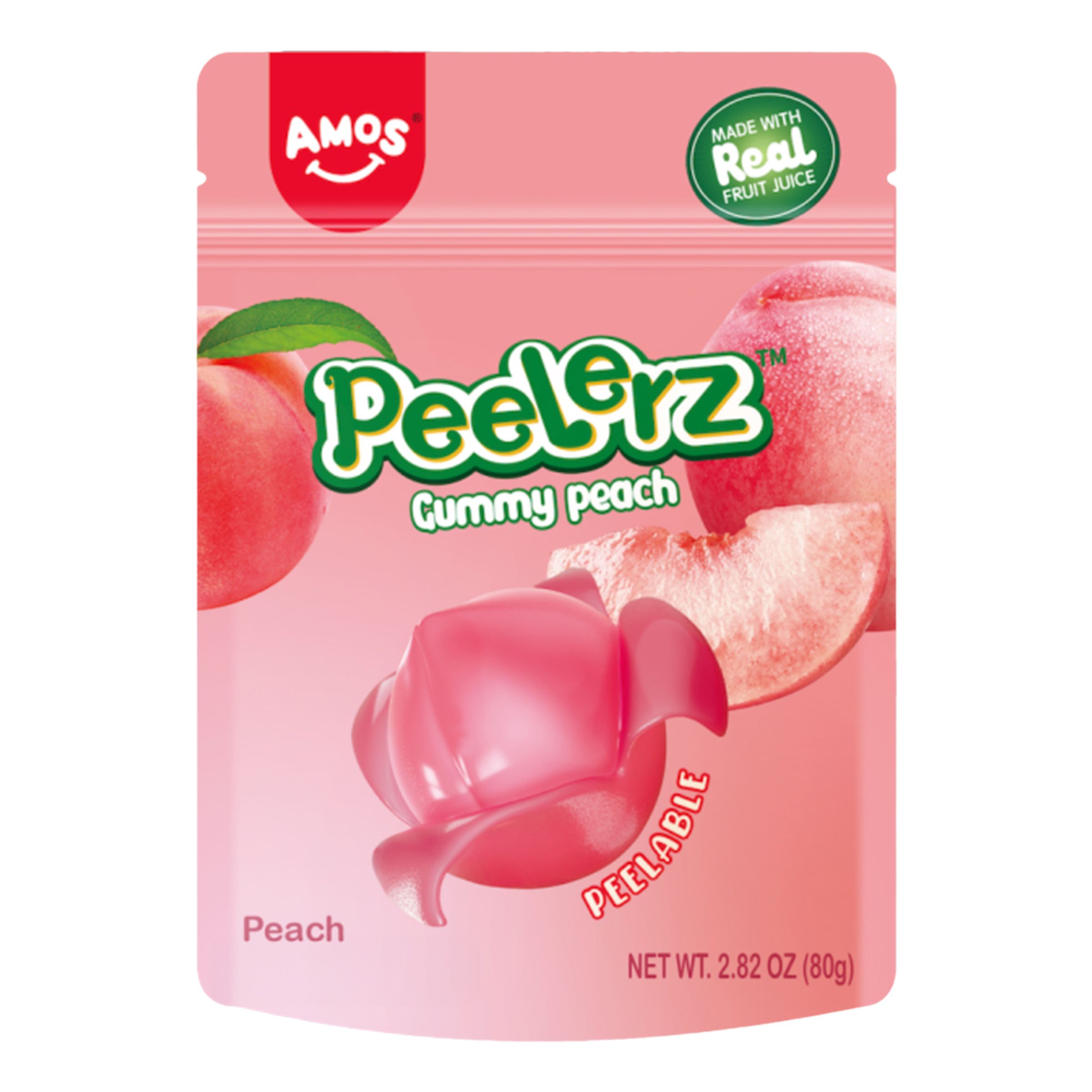 Peelerz Peelable Gummy Peach - 80 gram