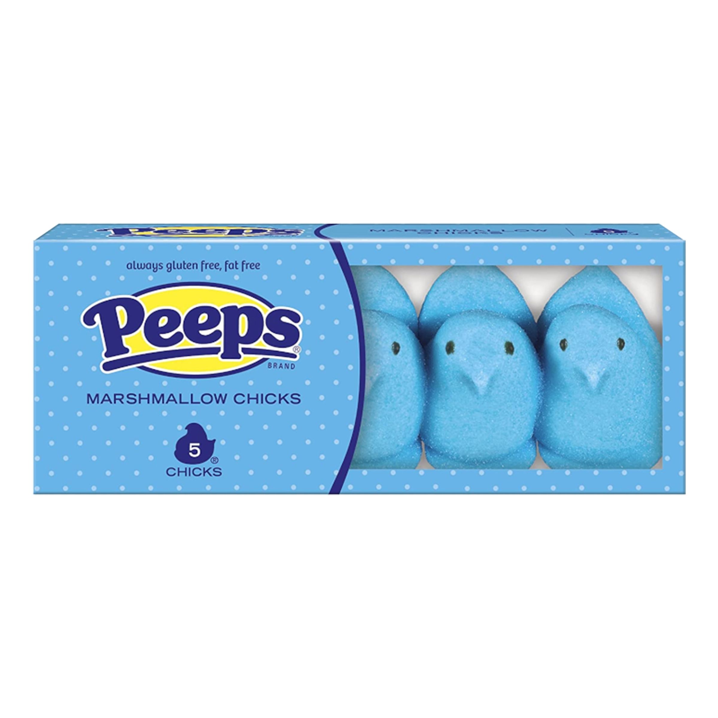 Läs mer om Peeps Blue MarshMallow Chicks - 42 gram