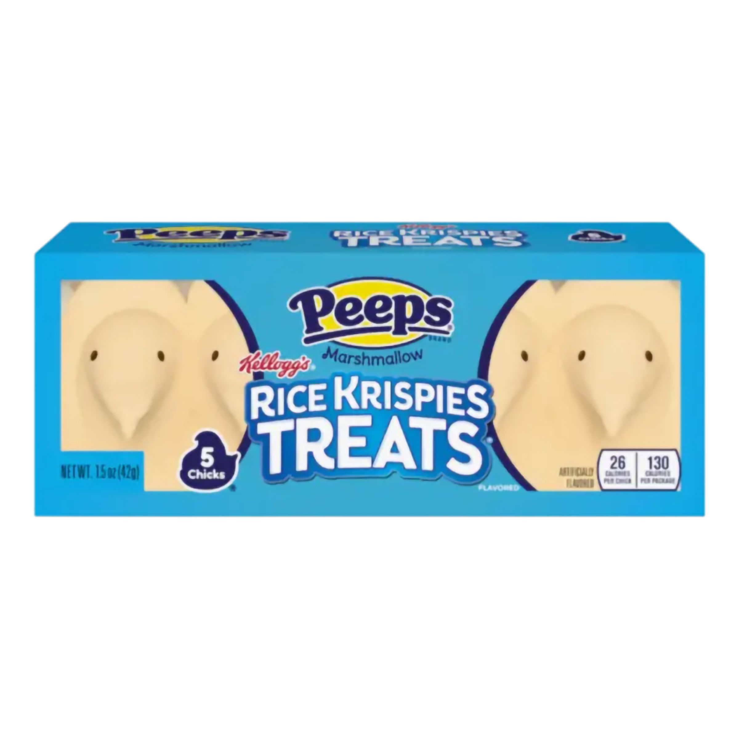 Peeps Marshmallow Chicks Rice Krispies - 42 g | Hem - Godis & Läsk - Godis - Amerikanskt Godis | Pryloteket