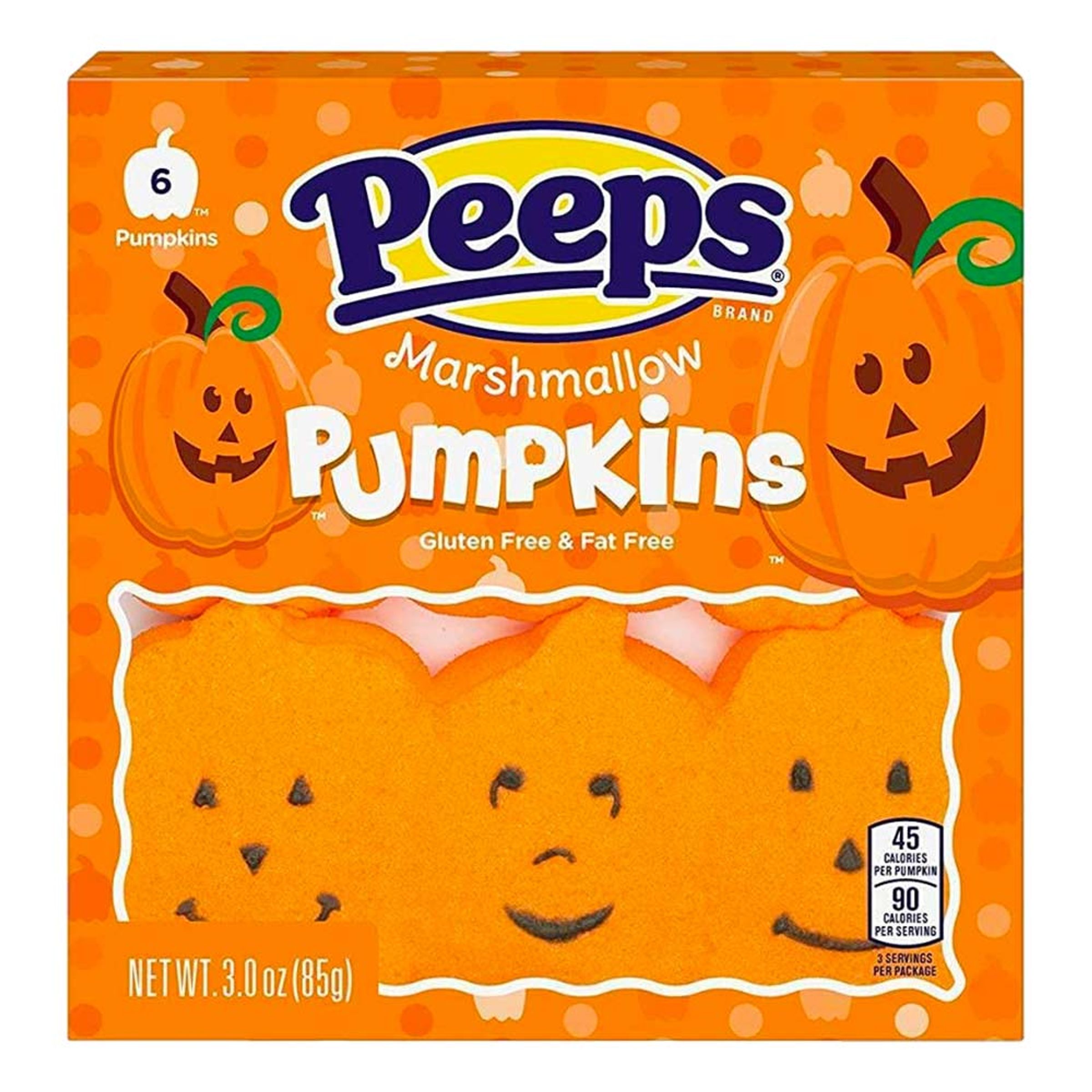 Läs mer om Peeps Marshmallow Pumpkins - 85 gram