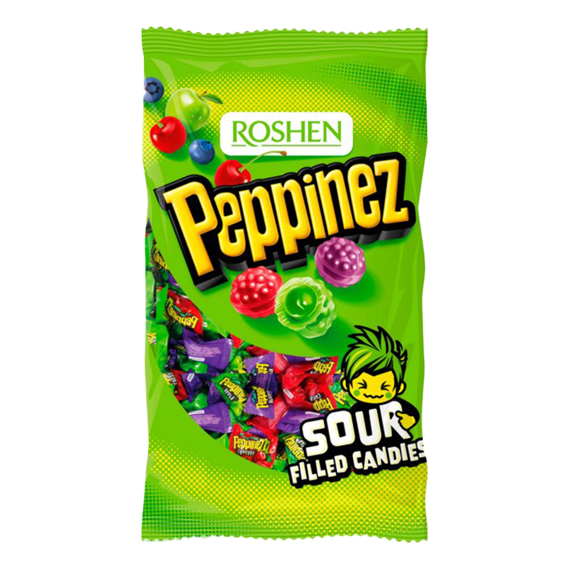 Peppinezzz Sour Filled Candies Storpack - 900 gram