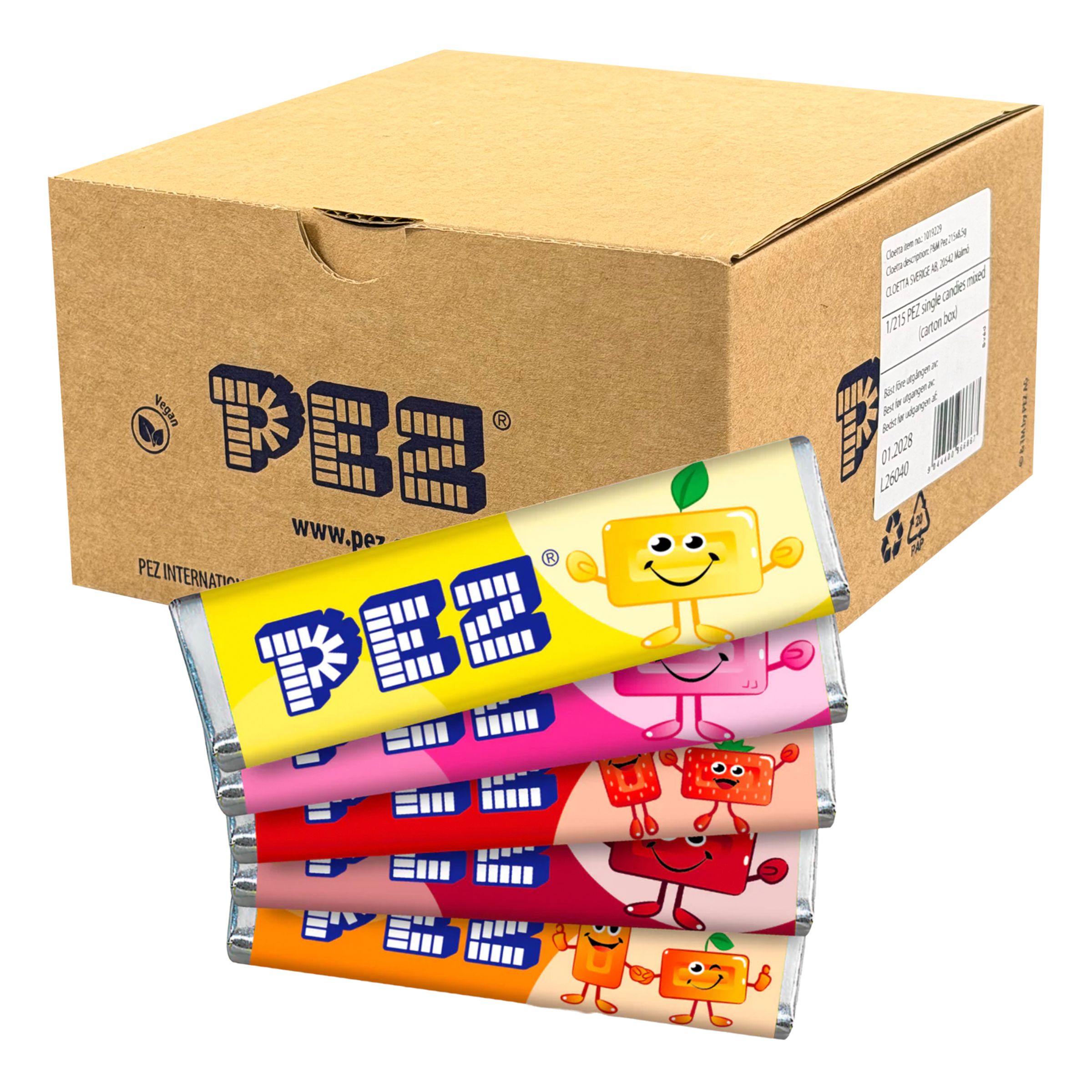 PEZ Tabletter - 1,83 kg | Hem - Godis & Läsk - Godis - Retrogodis | Maskeradspecialisten