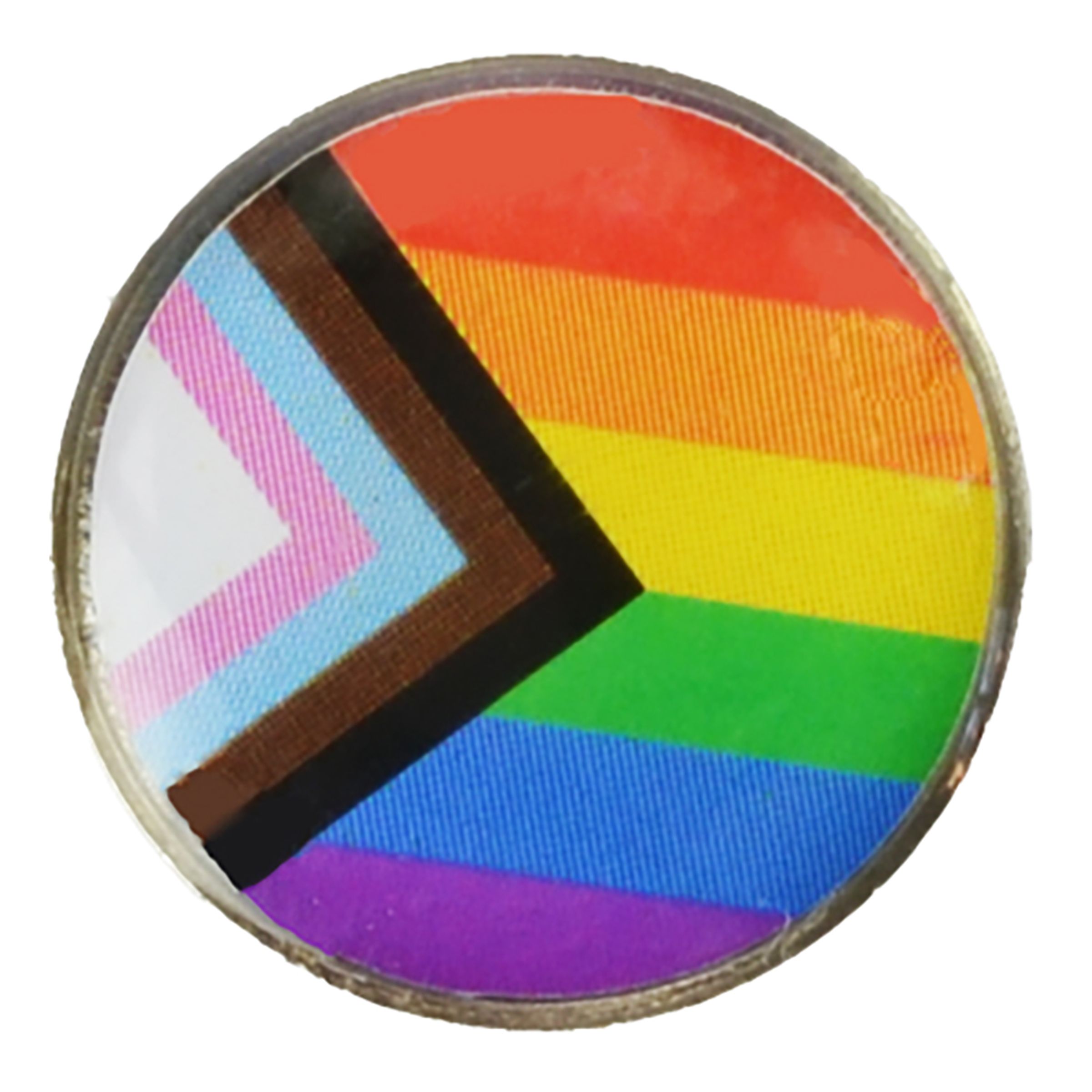 Pin Progress Pride-Flagga
