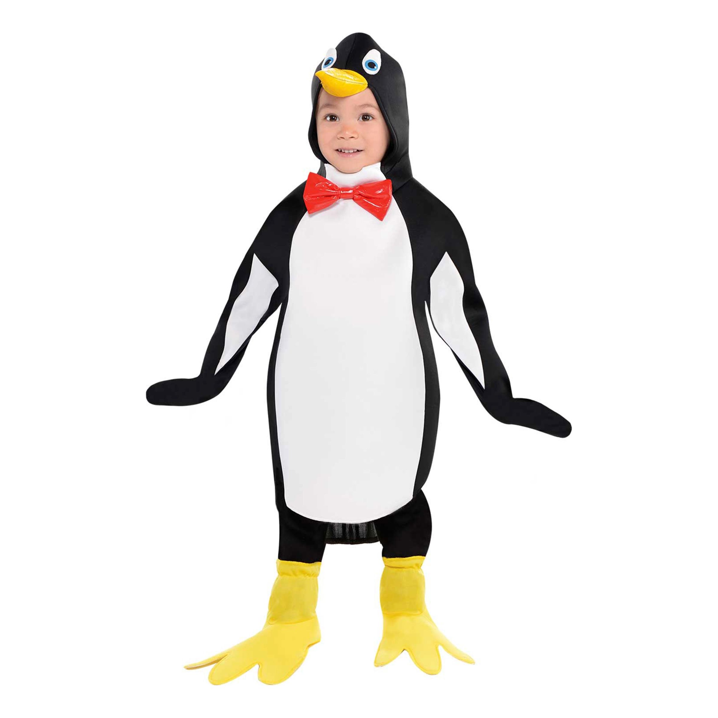 Läs mer om Pingvin Barn Maskeraddräkt - Medium