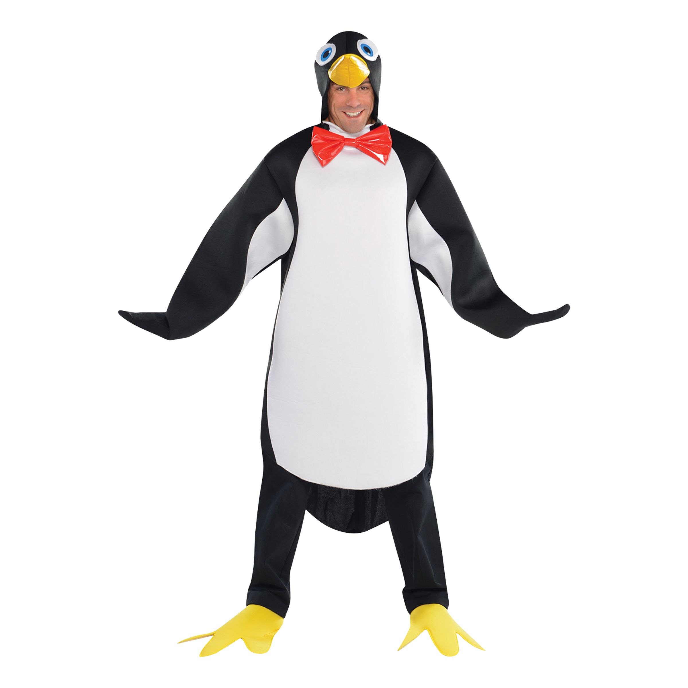 Läs mer om Pingvin med Fluga Maskeraddräkt - XX-Large