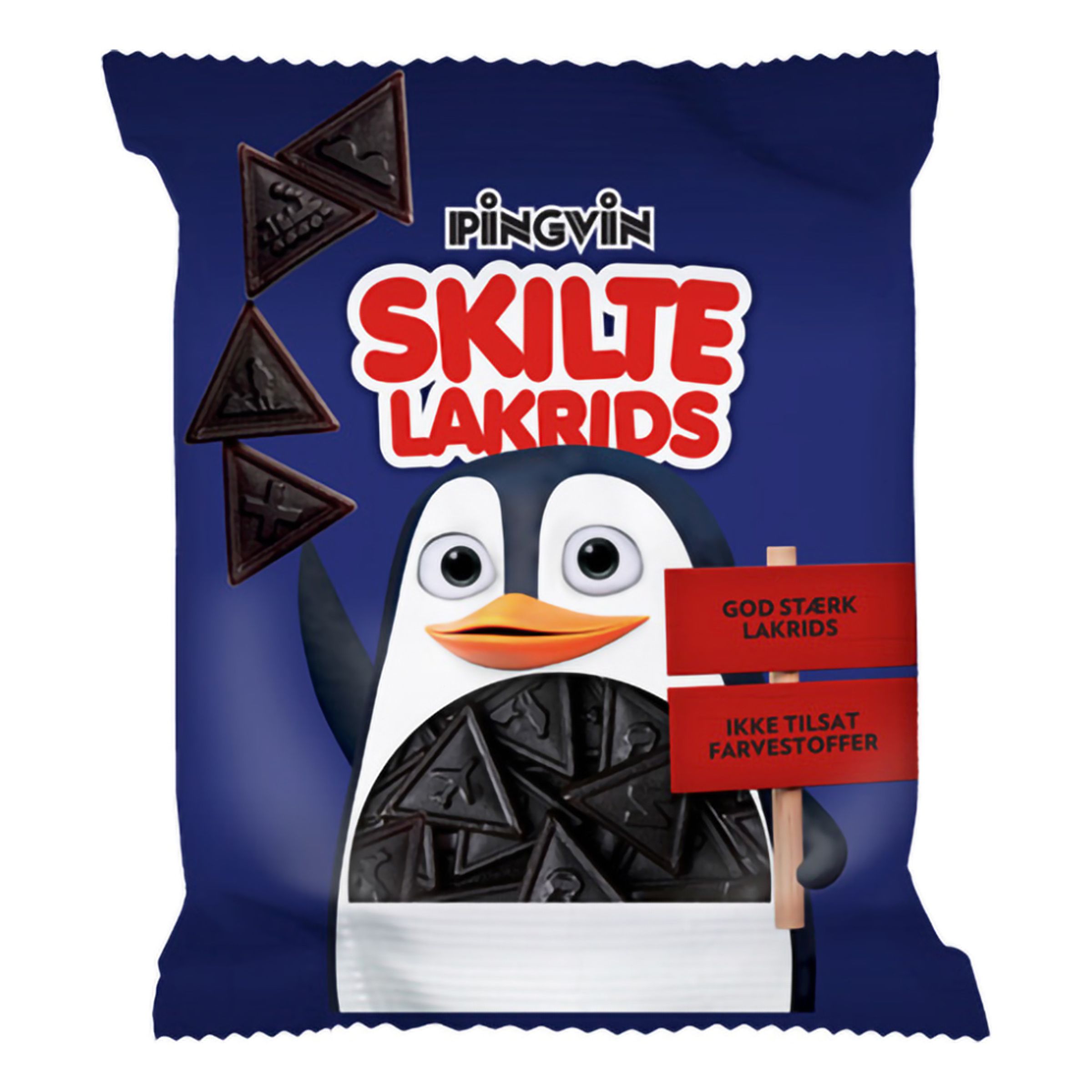 Pingvin Skittle Lakrids - 110 gram