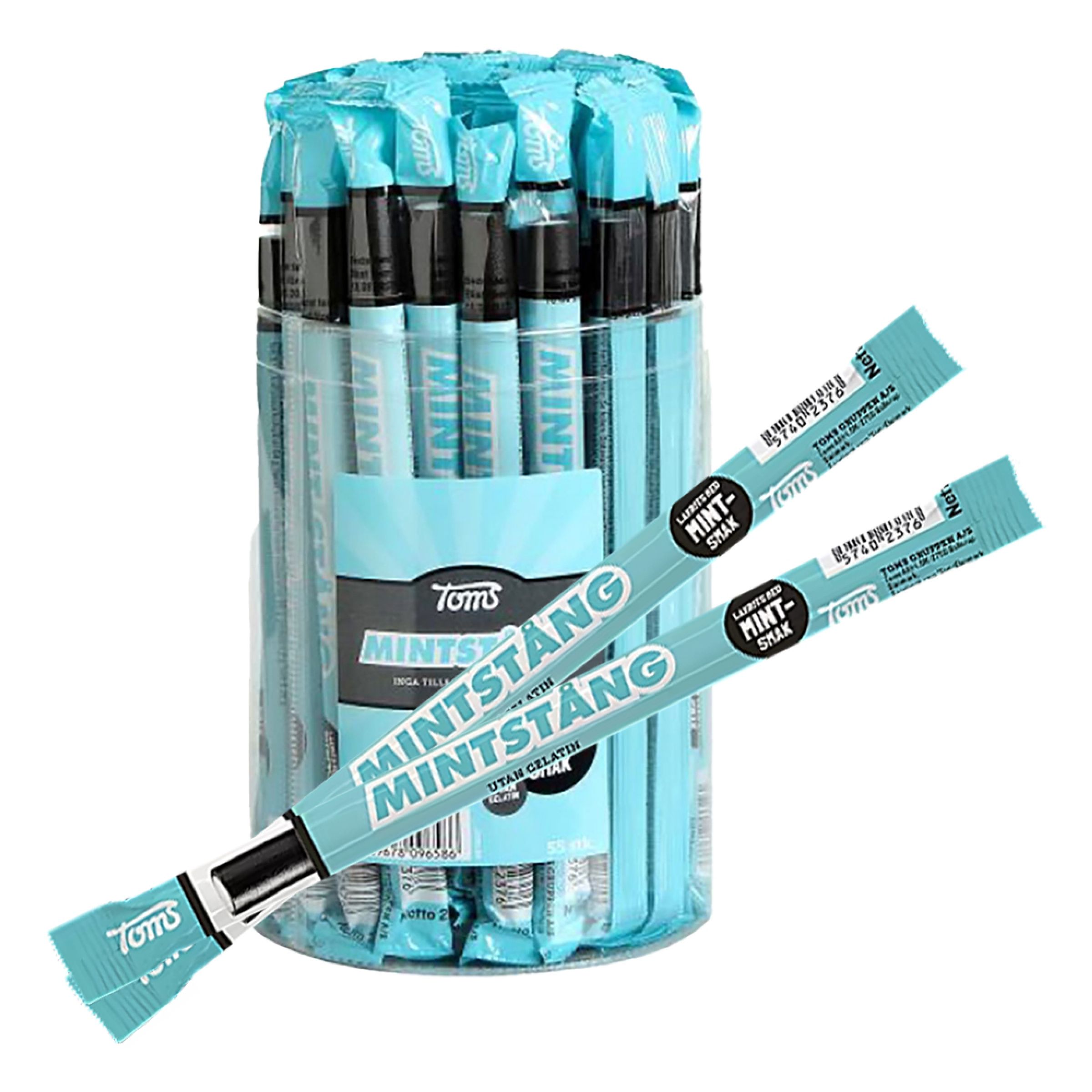 Pingvinstång Mint Storpack - 55-pack | Hem - Godis & Läsk - Godis - Gelégodis | Pryloteket