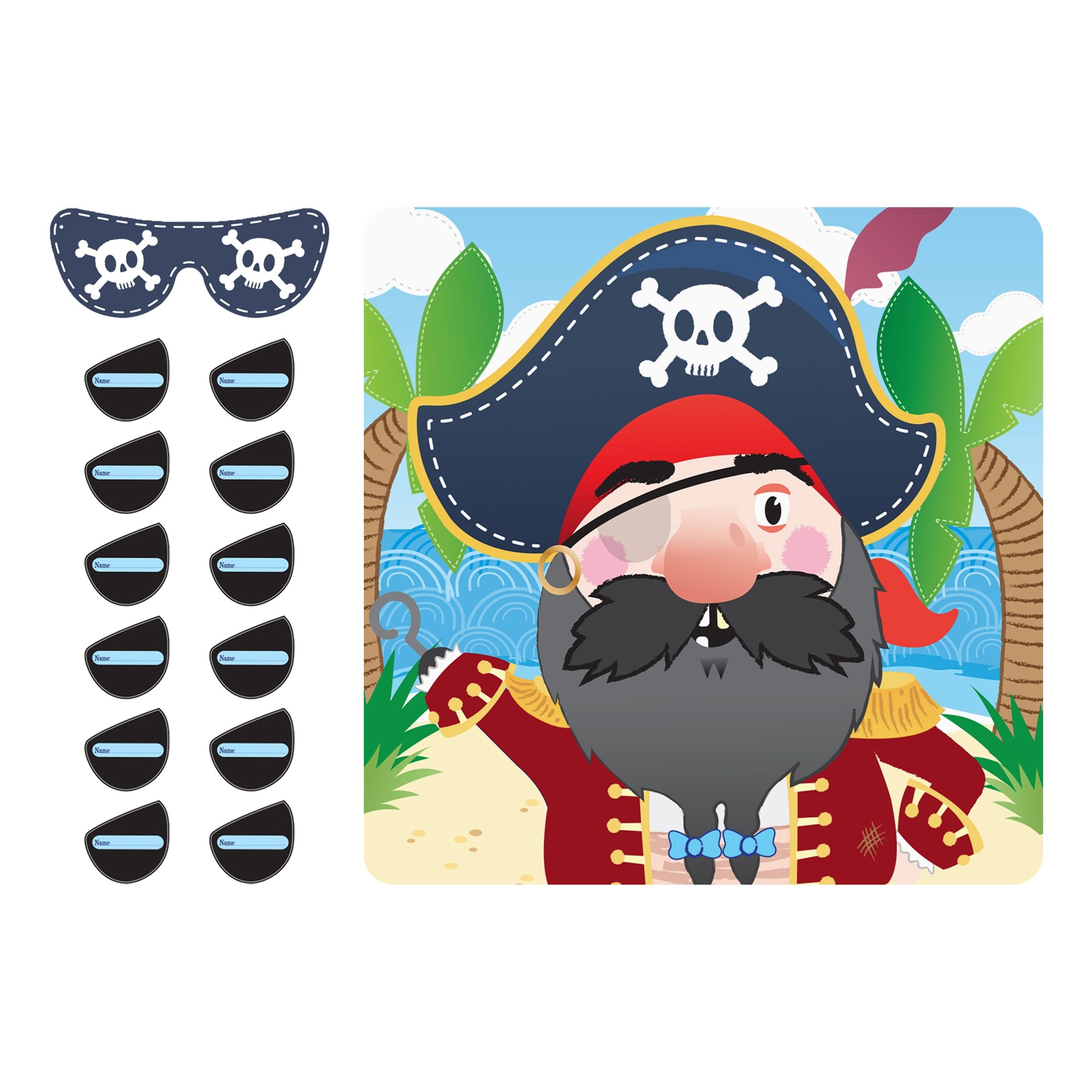 Läs mer om Pinna Ögonlappen Spel Pirat
