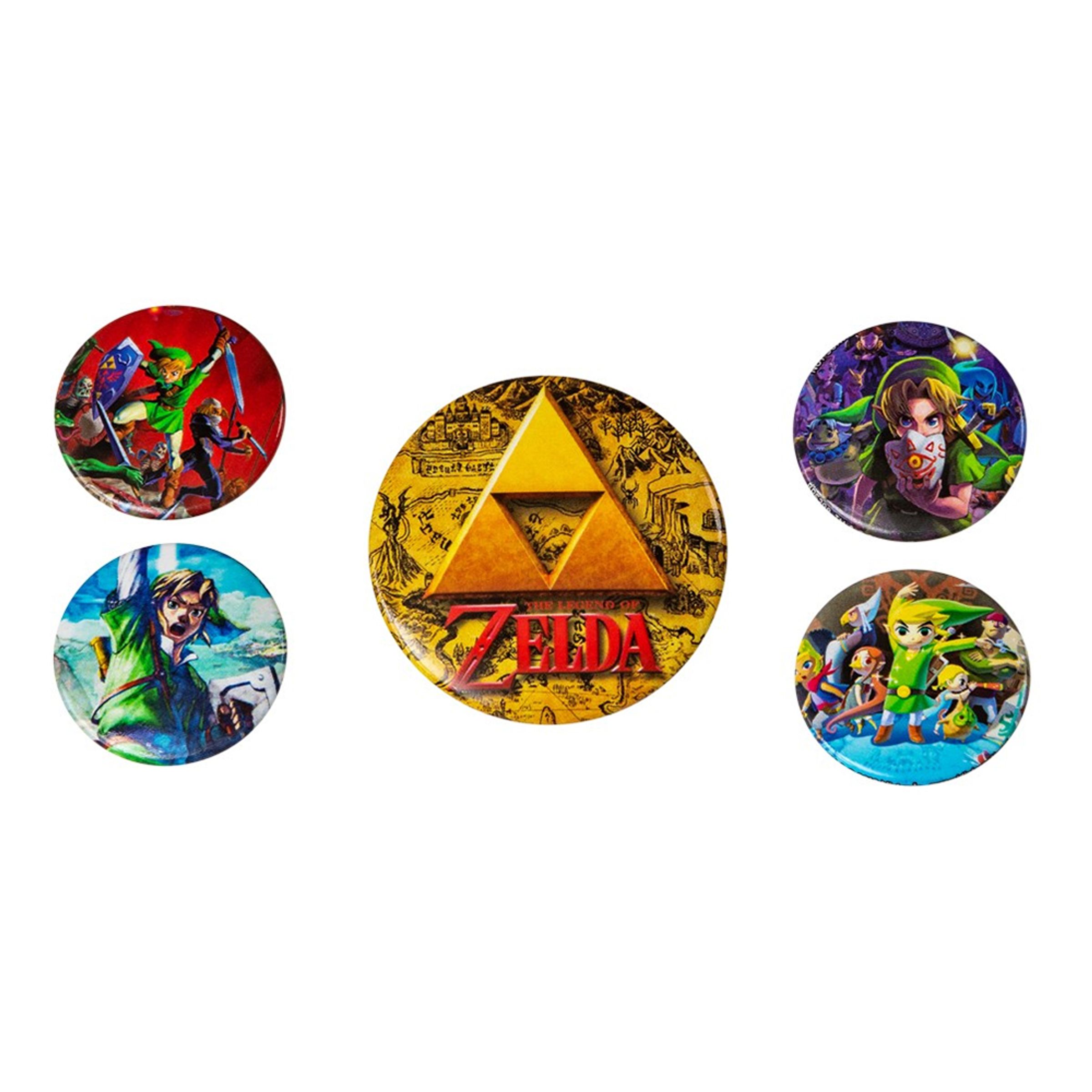 Läs mer om Pins Zelda - 5-pack